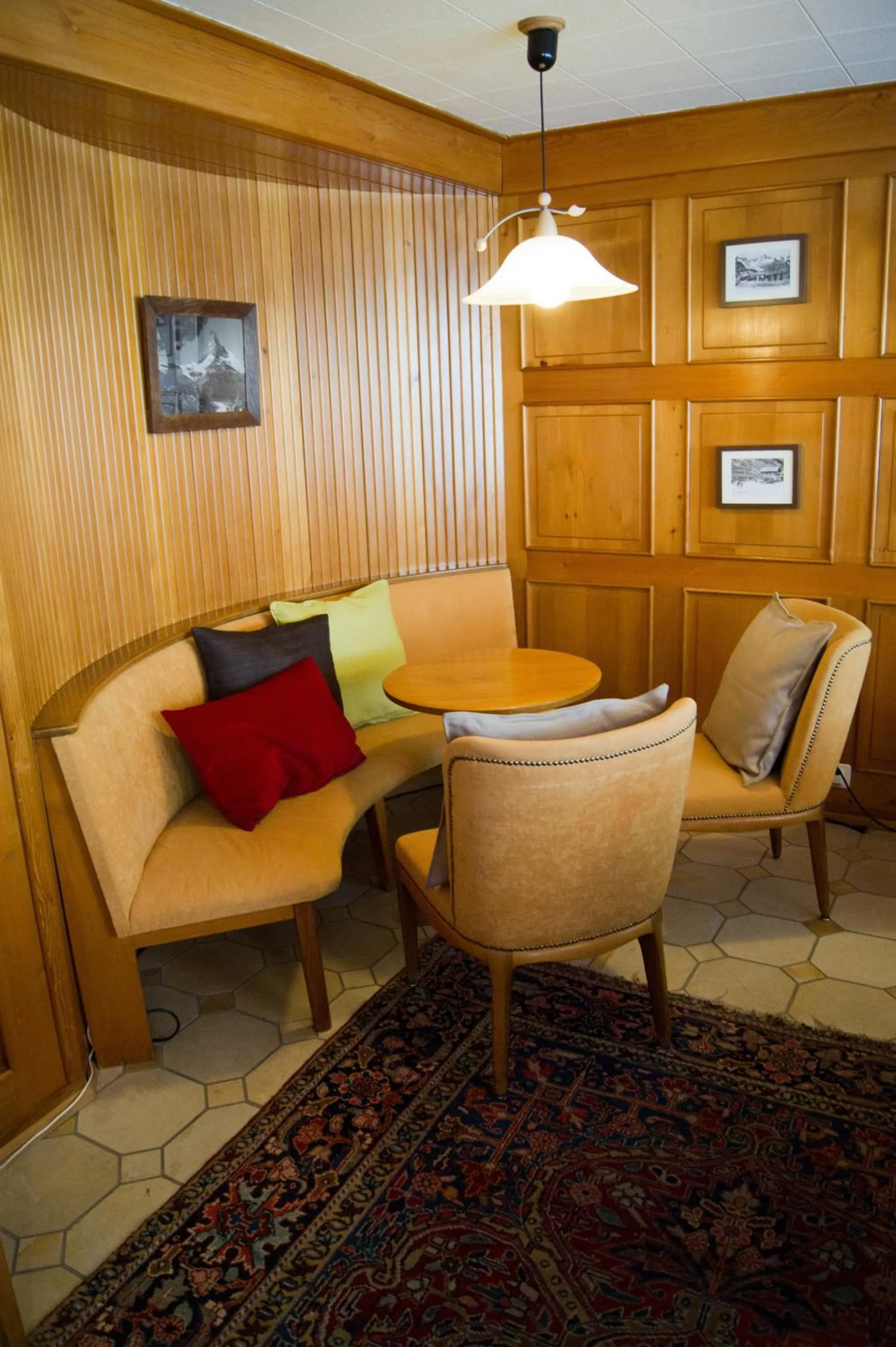 Lobby or reception in Hotel Alpina