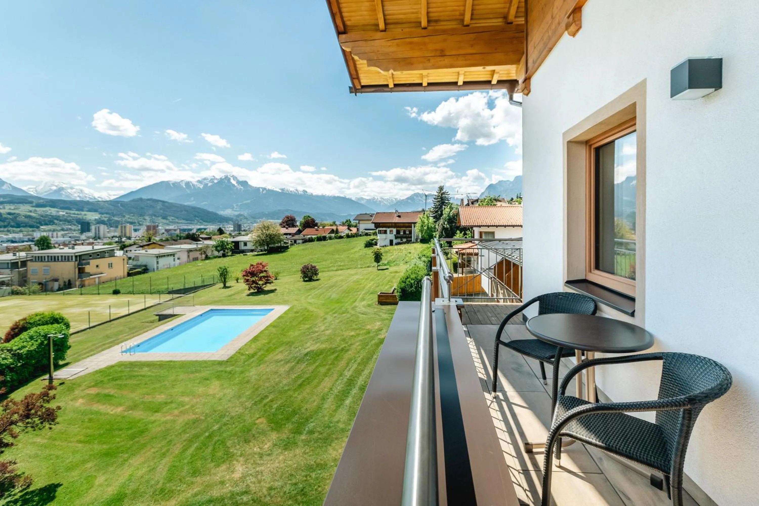 Balcony/Terrace in Hotel Huberhof