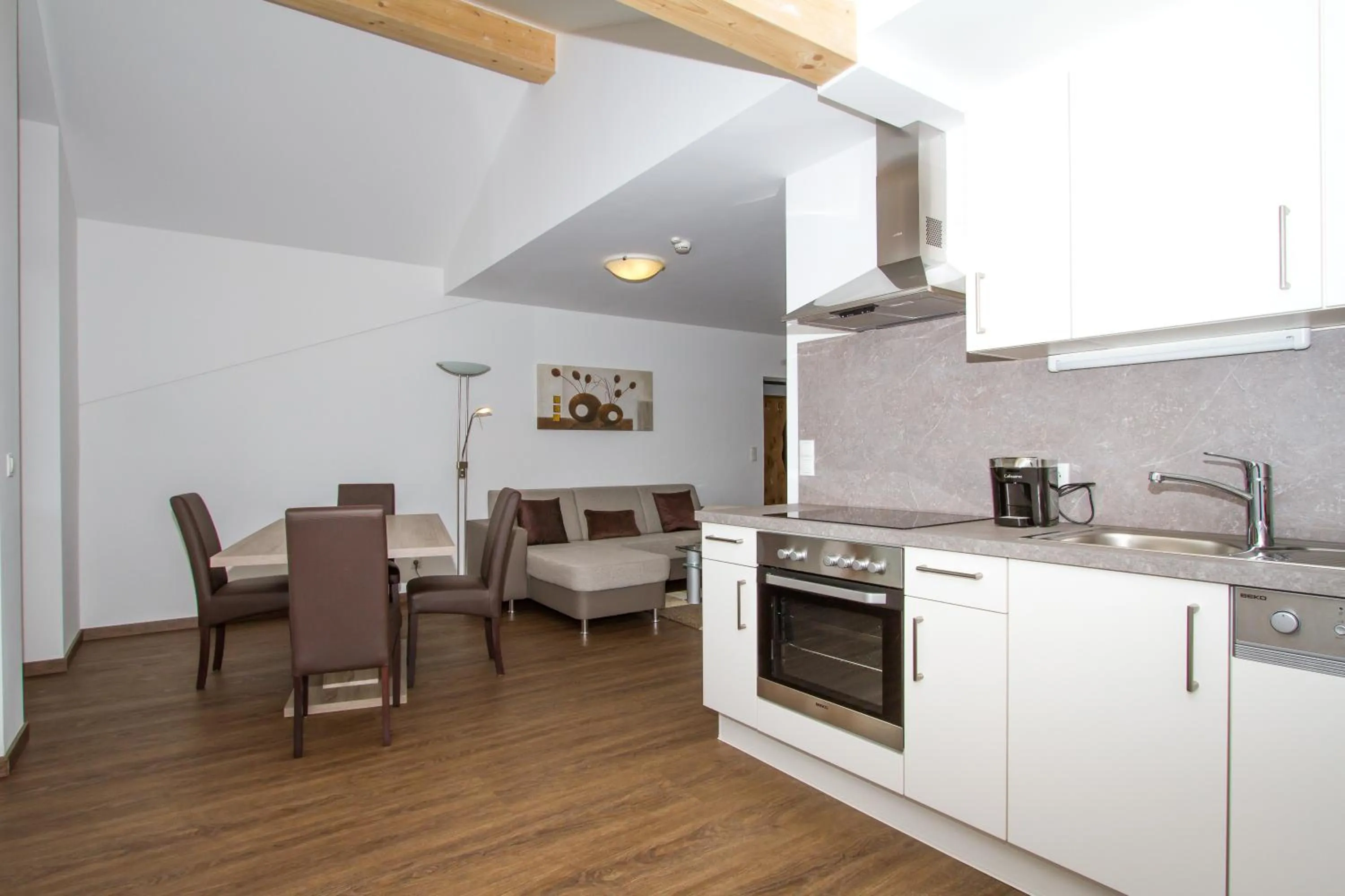 Dining area in Hotel Huberhof