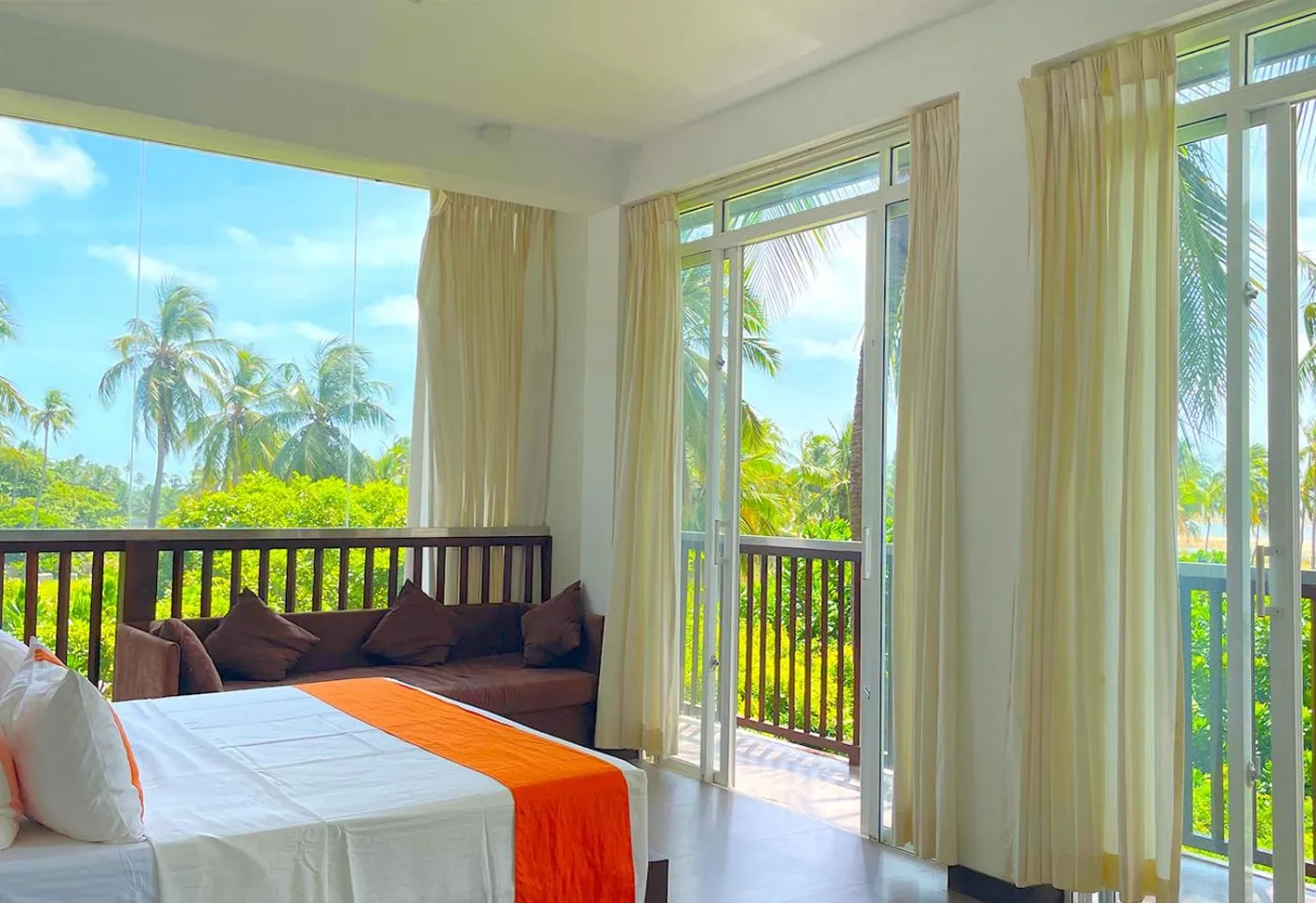 View (from property/room), Bed in Blue Whale Resort & Kite Surfing