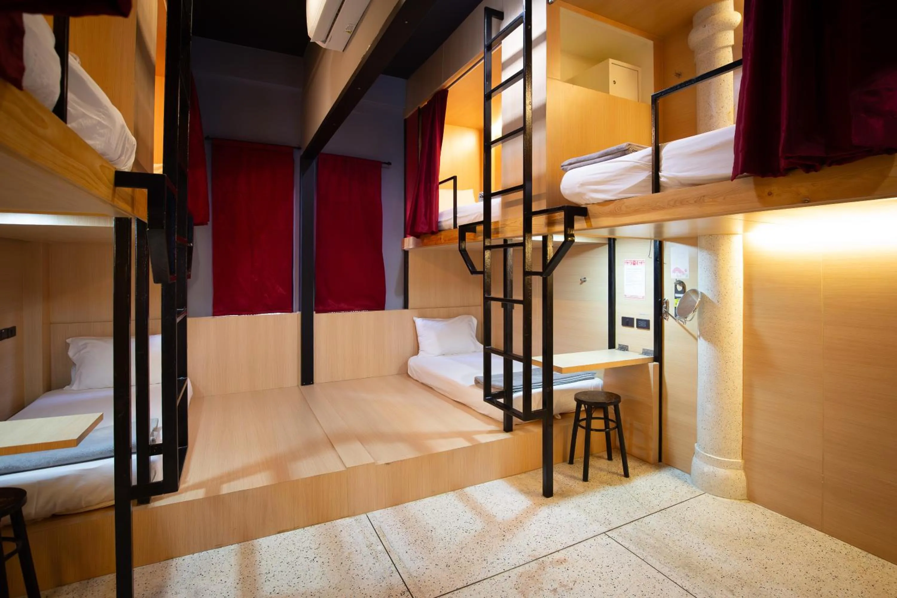 Bed in CLOUD on Saladaeng Silom Hostel Bangkok