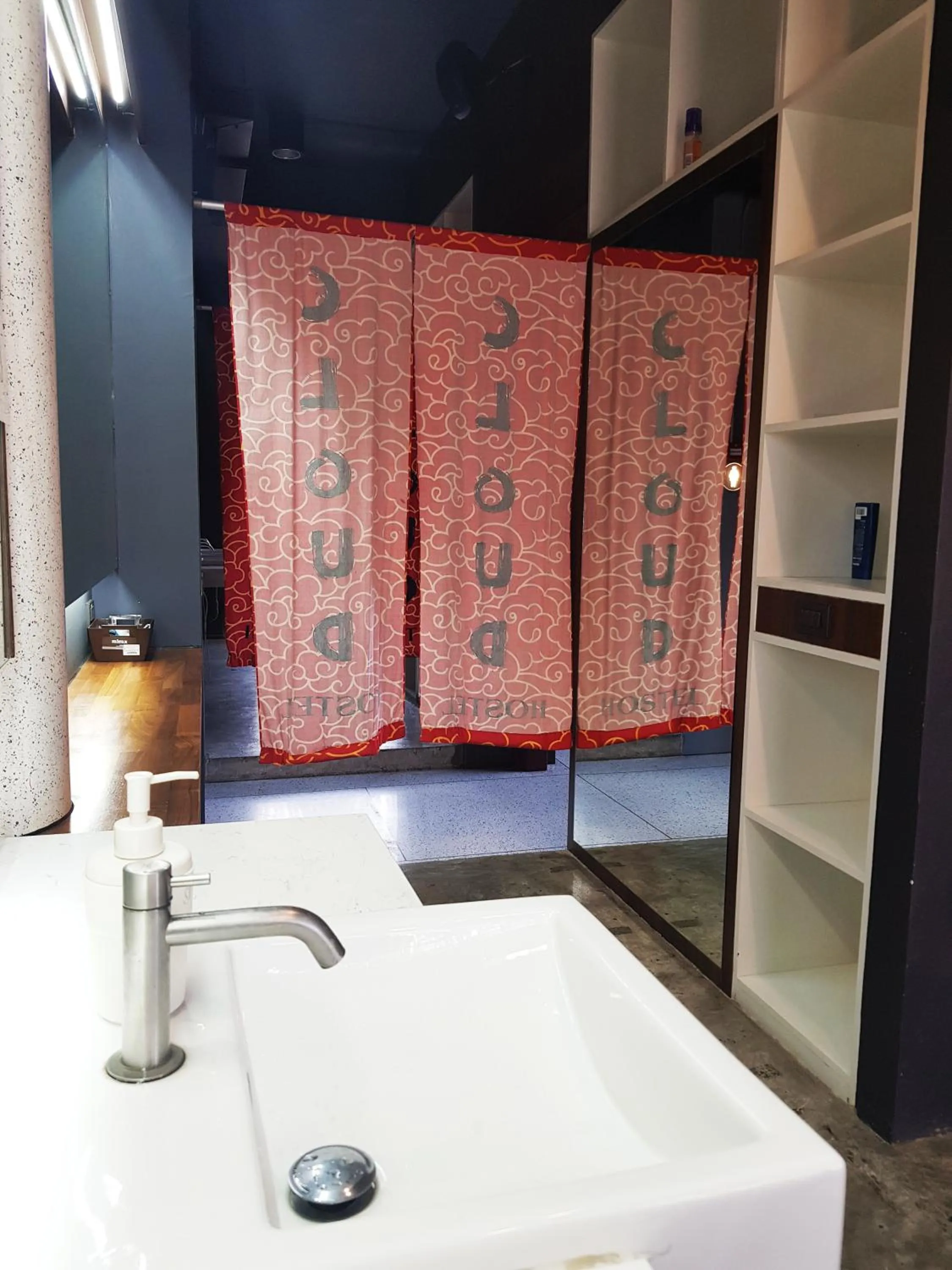 Toilet in CLOUD on Saladaeng Silom Hostel Bangkok