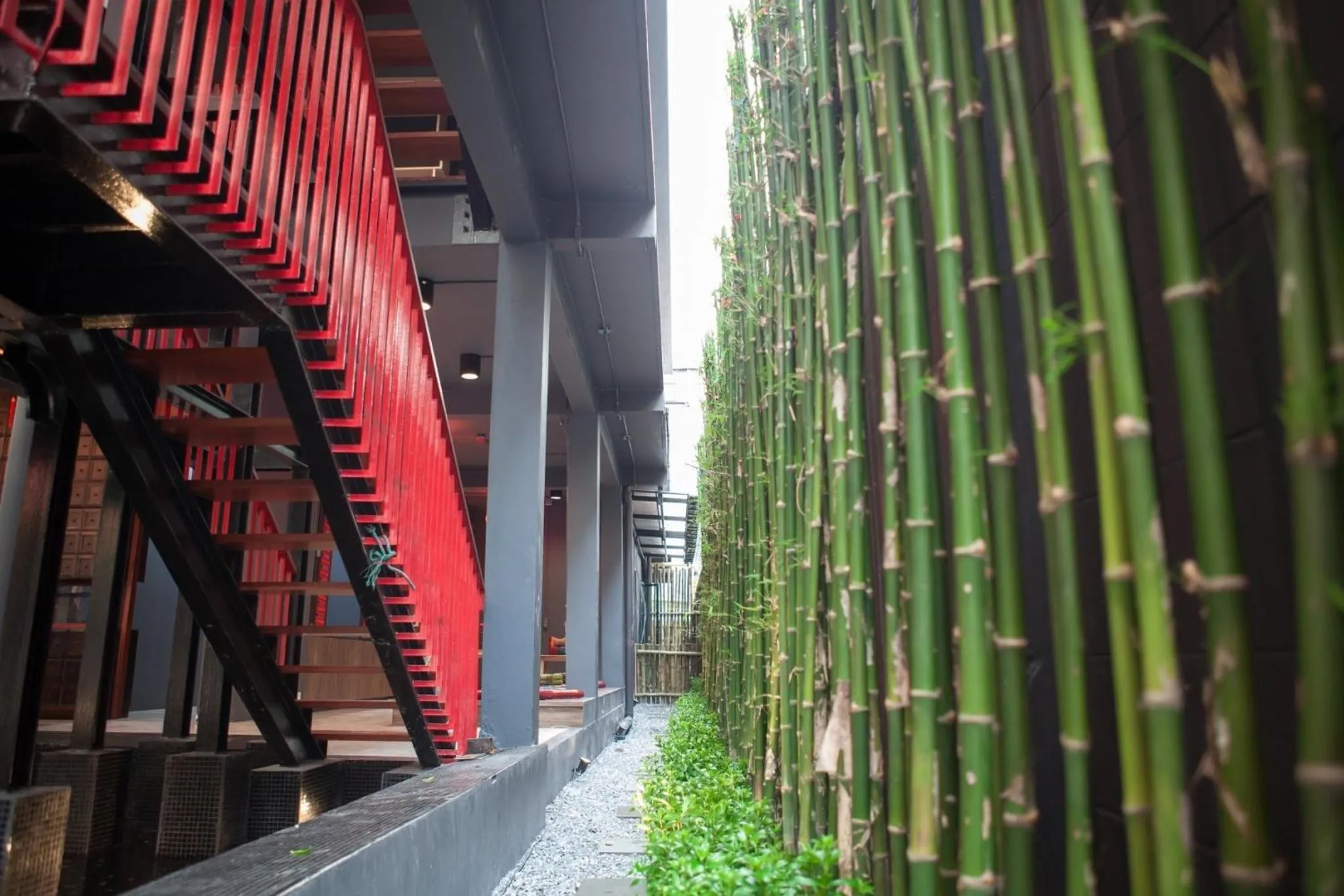 Property building in CLOUD on Saladaeng Silom Hostel Bangkok