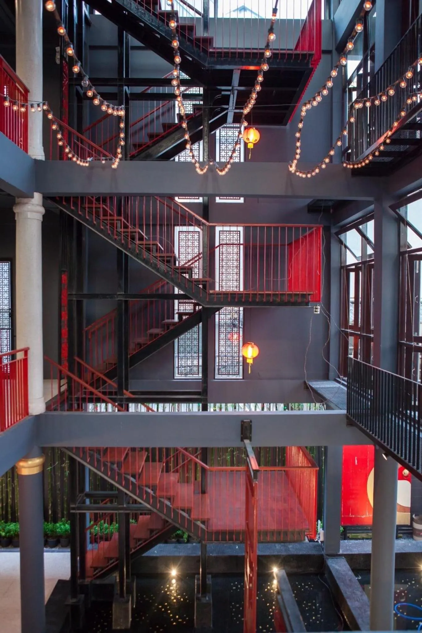 Property building in CLOUD on Saladaeng Silom Hostel Bangkok