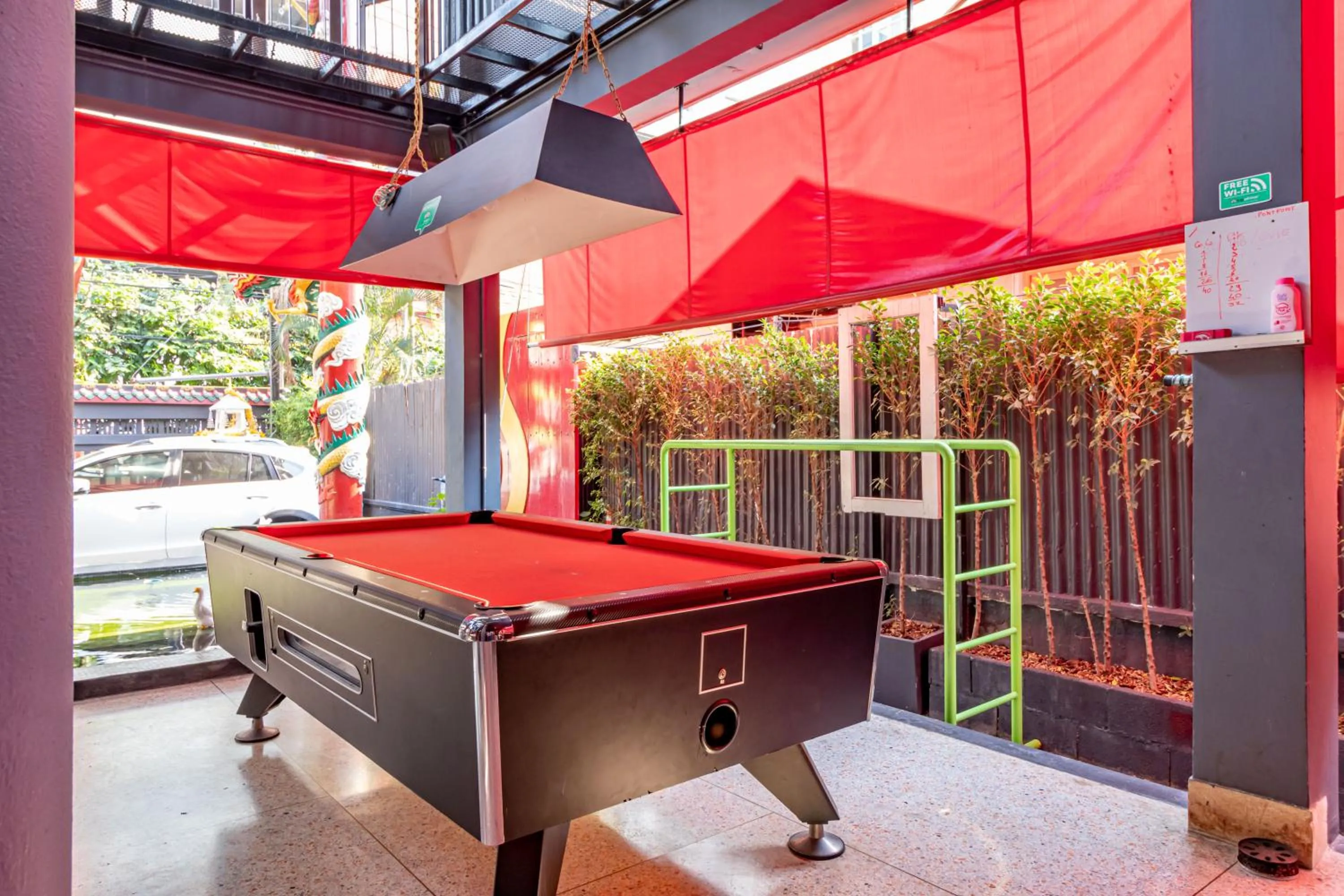 Billiard in CLOUD on Saladaeng Silom Hostel Bangkok