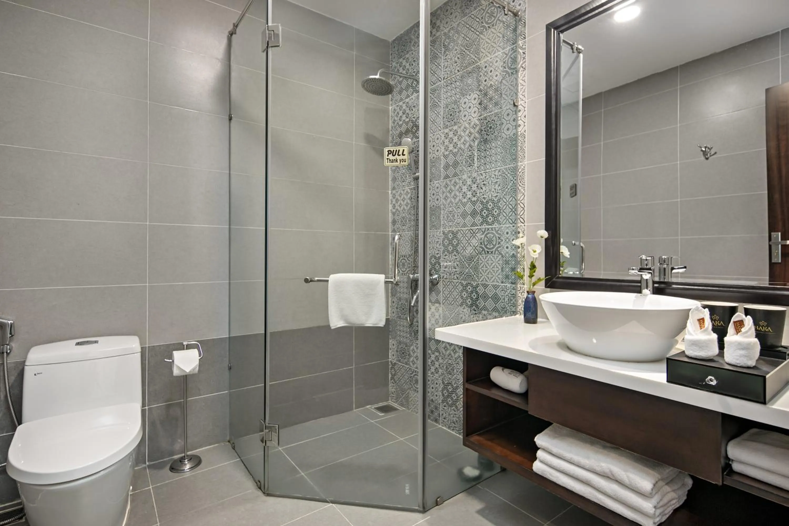 Shower in Haka Boutique Hotel