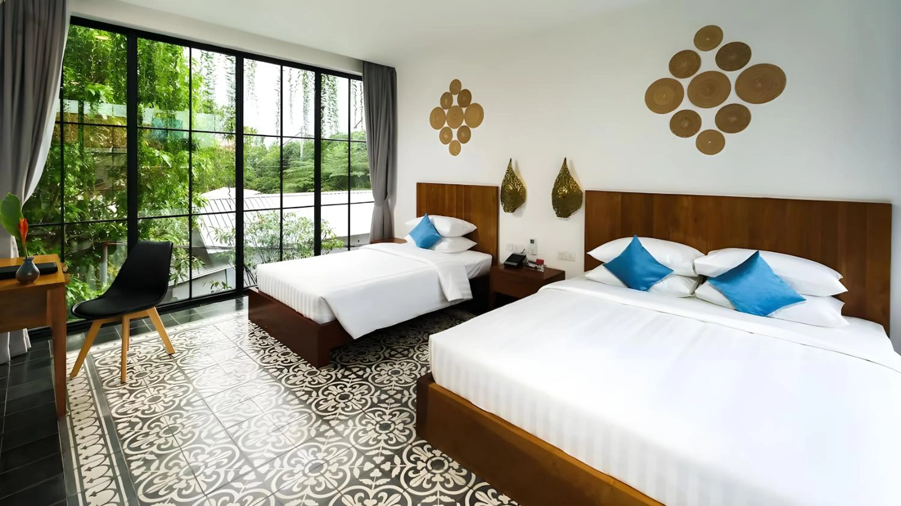 Bed in Vihara The City of Temples