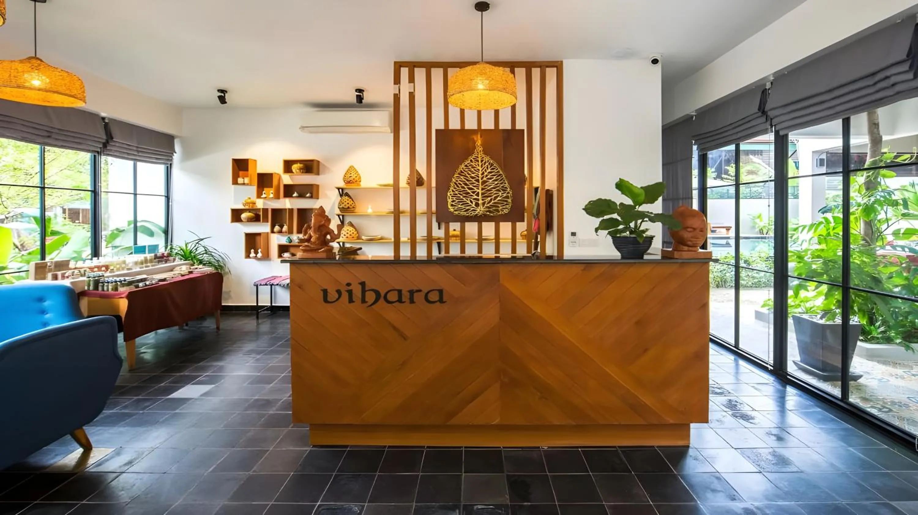 Lobby or reception in Vihara The City of Temples