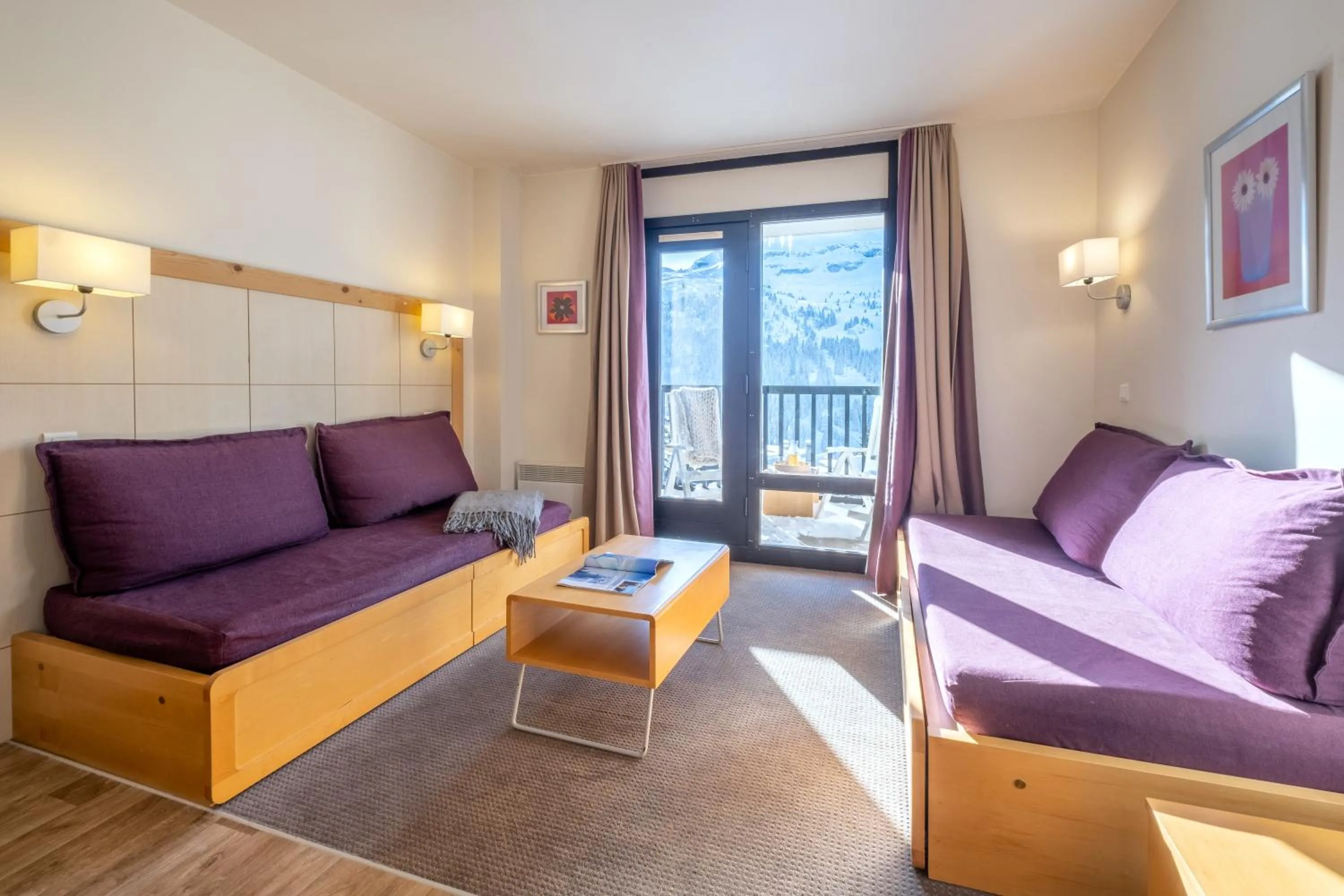 Living room in Résidence Pierre & Vacances La Forêt