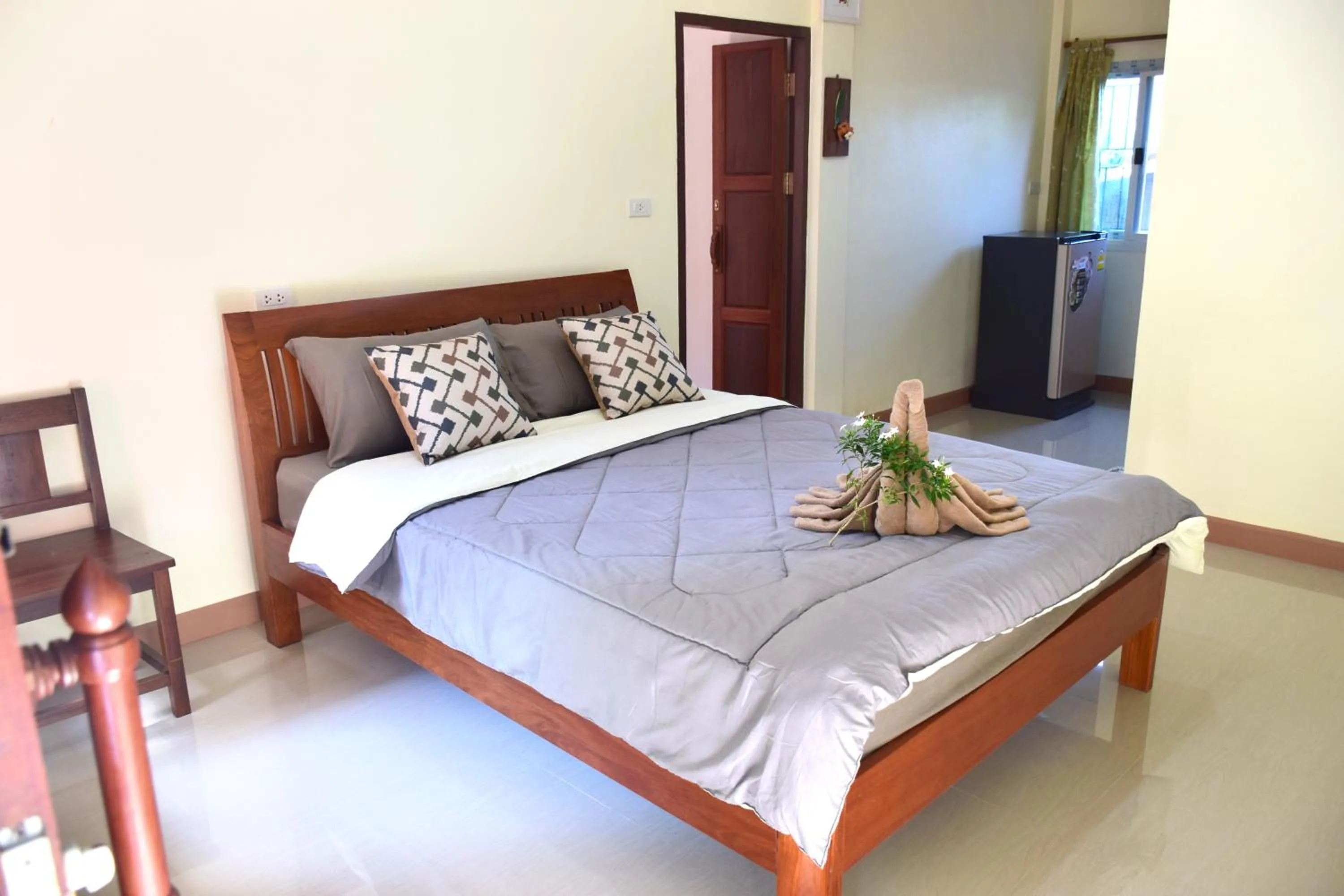 Bed in Siam Guesthouse