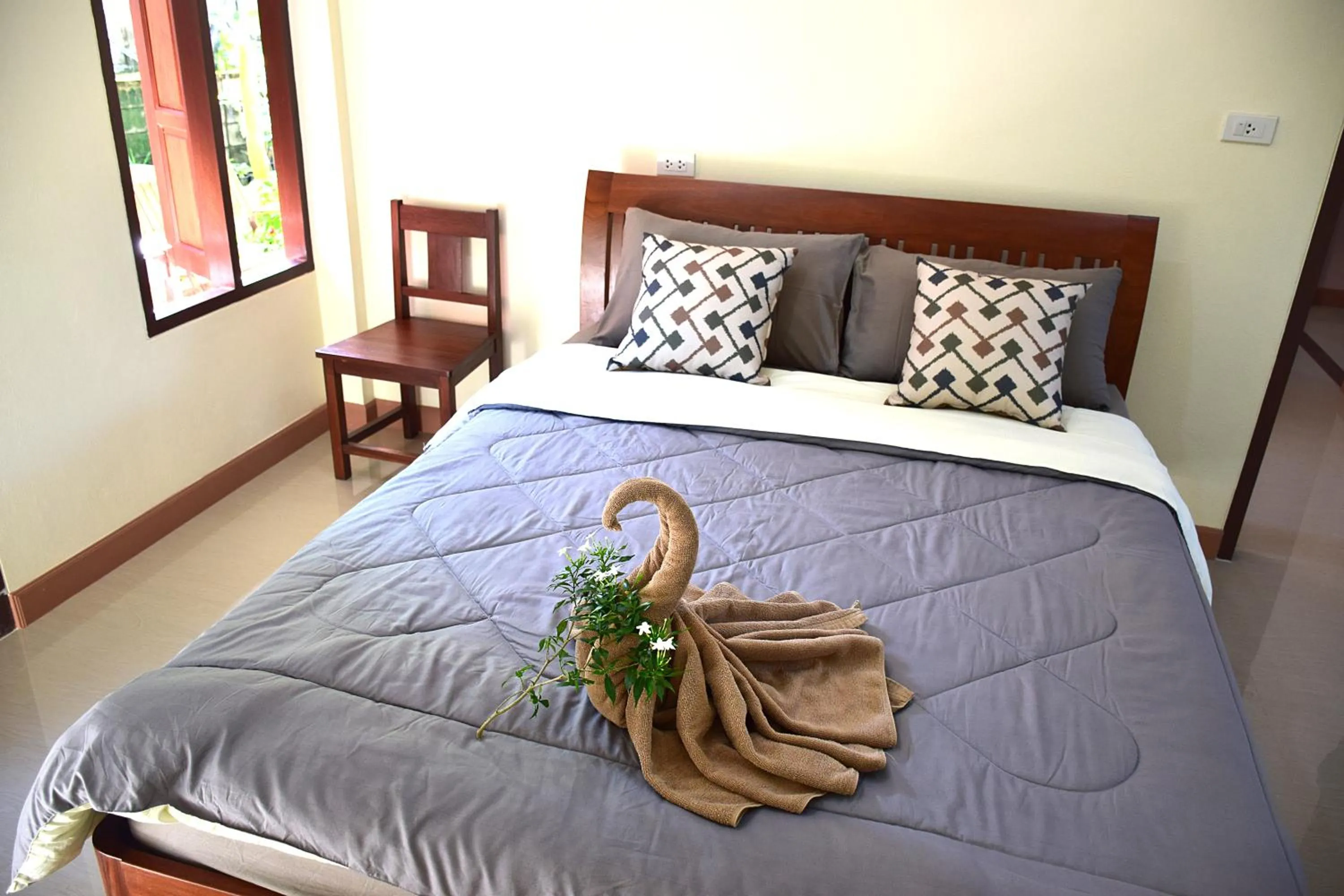 Bed in Siam Guesthouse