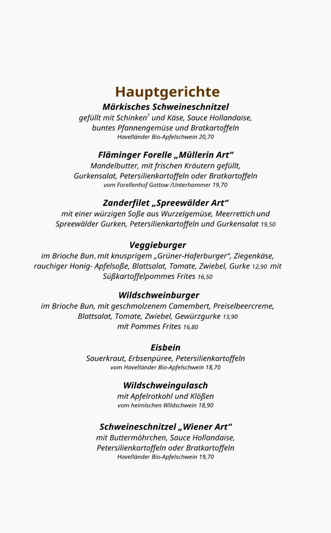 Restaurant/places to eat in Hotel-Restaurant Alter Krug Kallinchen