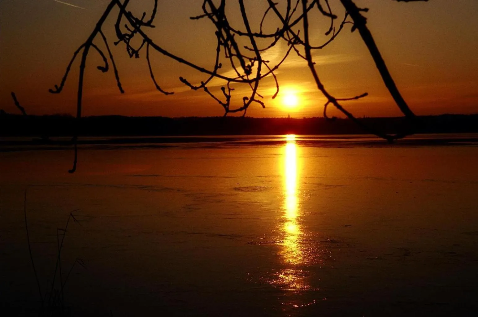 Sunset in Hotel-Restaurant Alter Krug Kallinchen