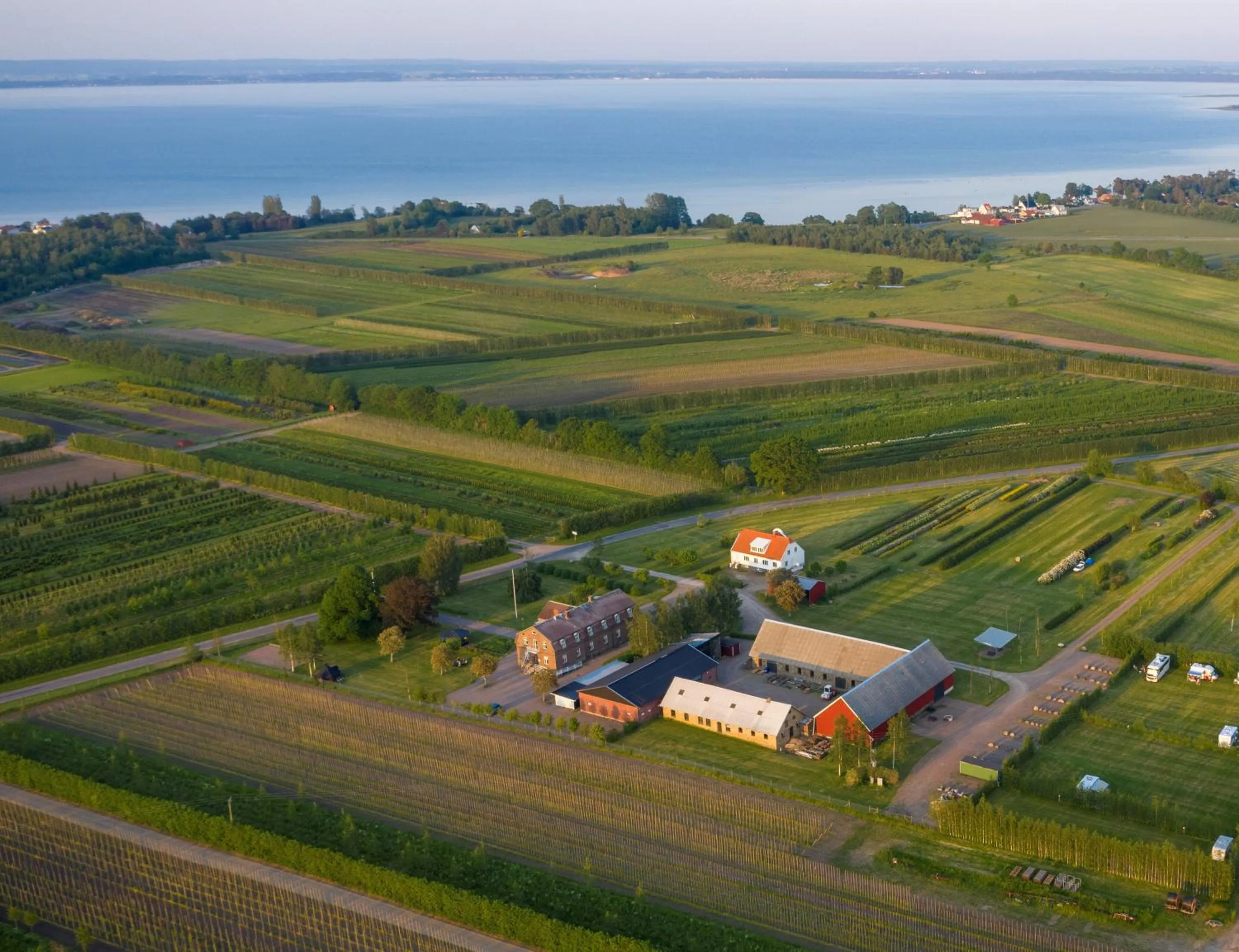 Bird's eye view in Bläsinge Gård Kullabygden