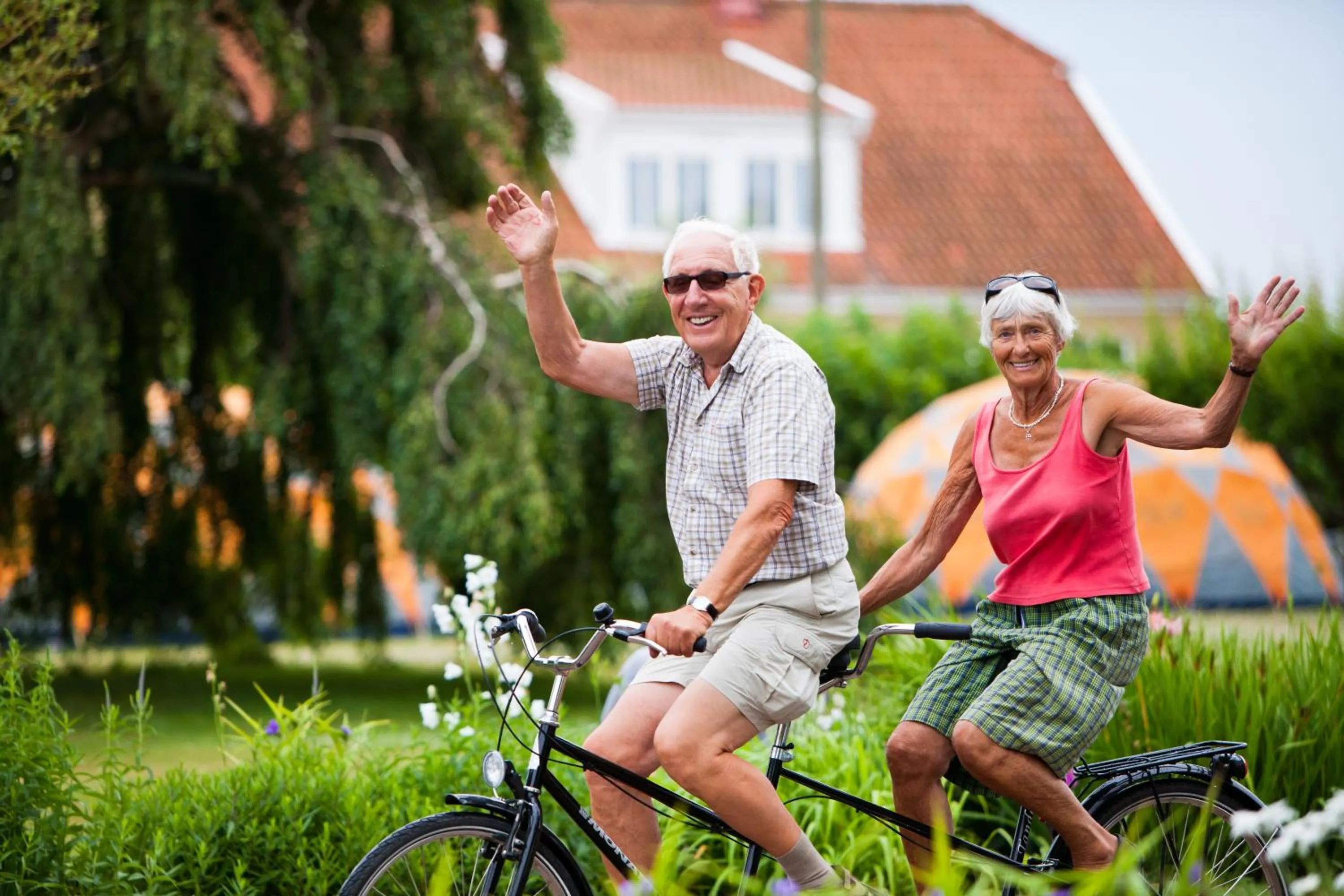 Cycling in Bläsinge Gård Kullabygden