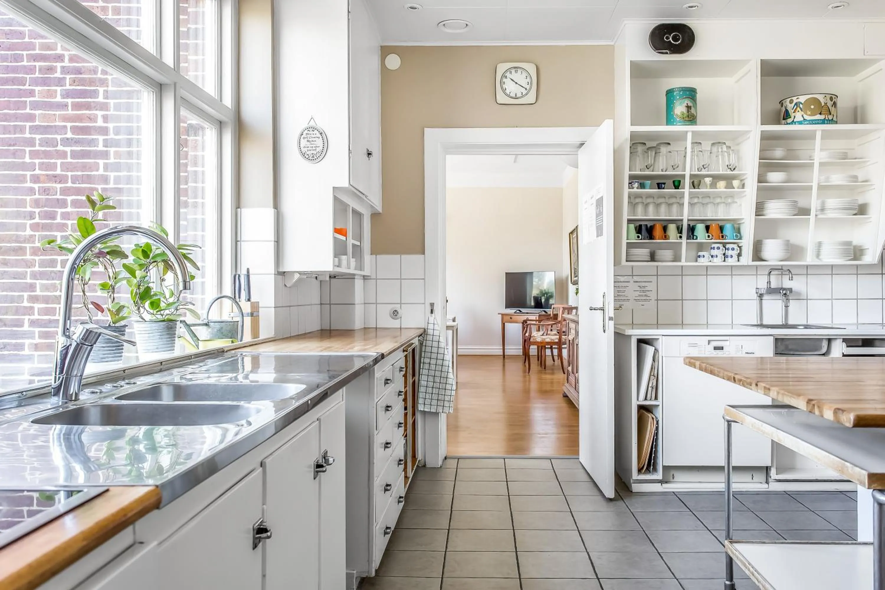 Kitchen or kitchenette in Bläsinge Gård Kullabygden