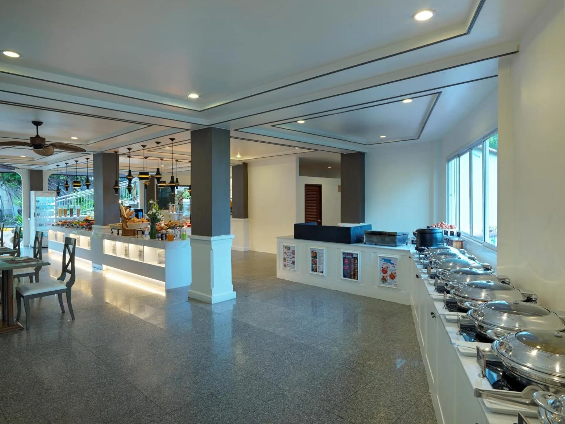 Buffet breakfast in Chanalai Flora Resort, Kata Beach