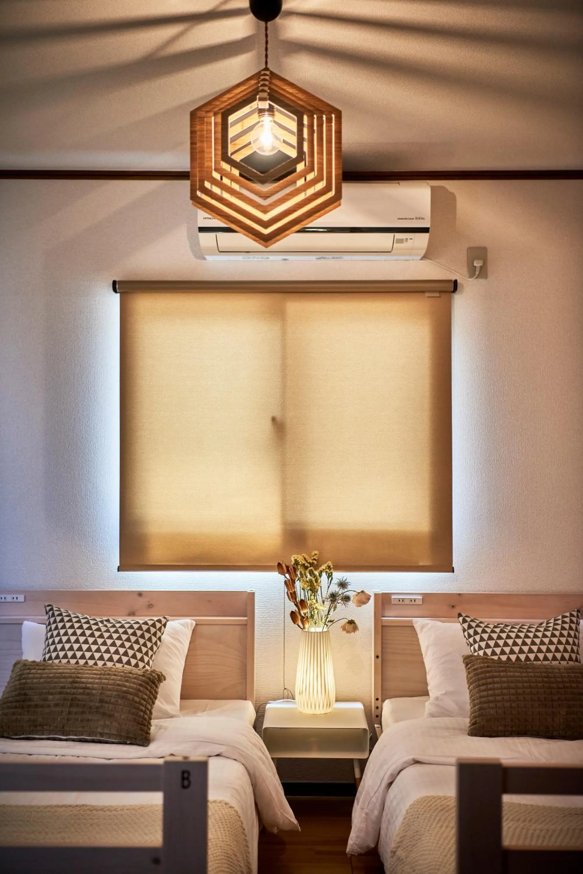 Bed in 今日都 Kyoto Guesthouse