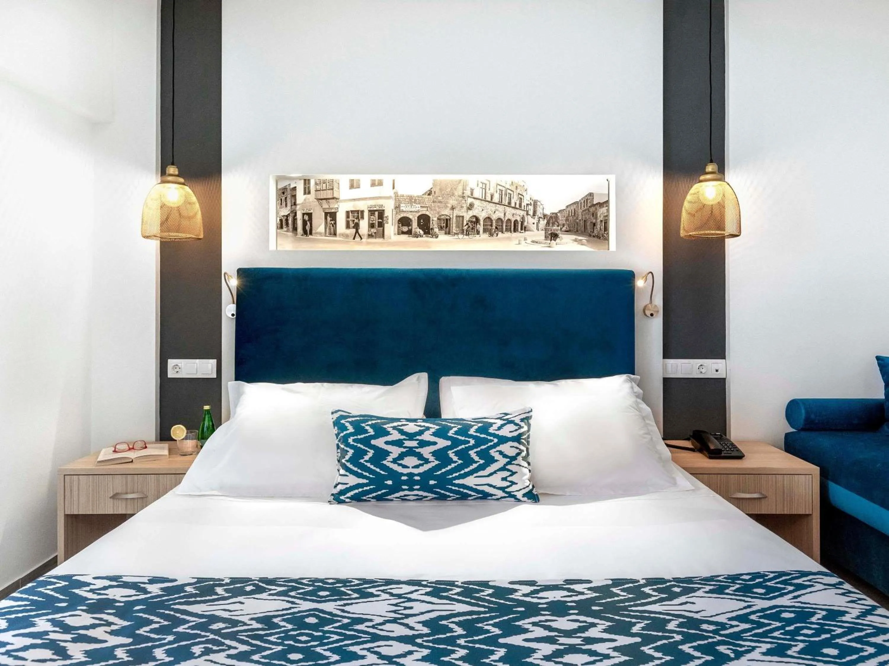 Bedroom, Bed in Mercure Rhodes Alexia Hotel & Spa