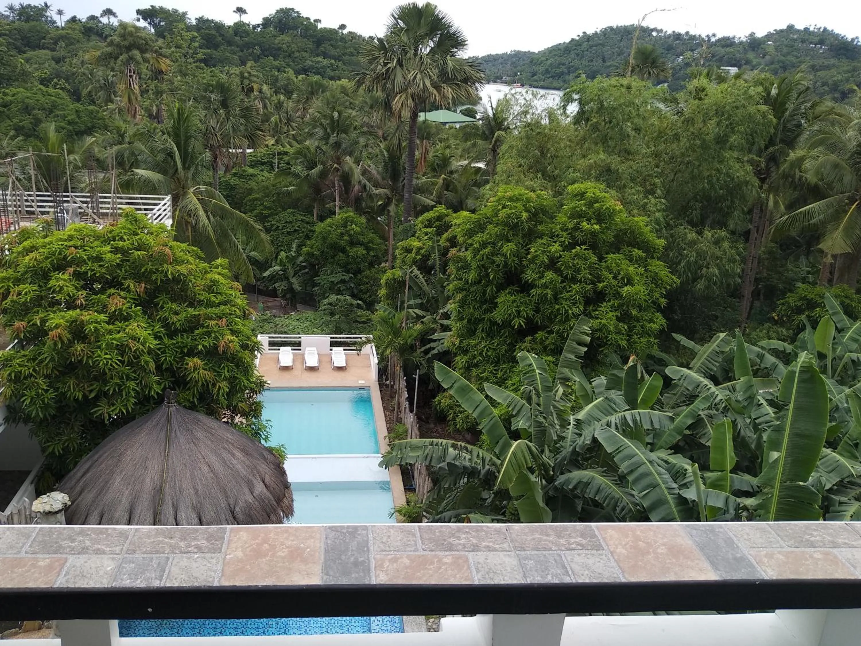 Pool view in Jalyn's Resort Sabang