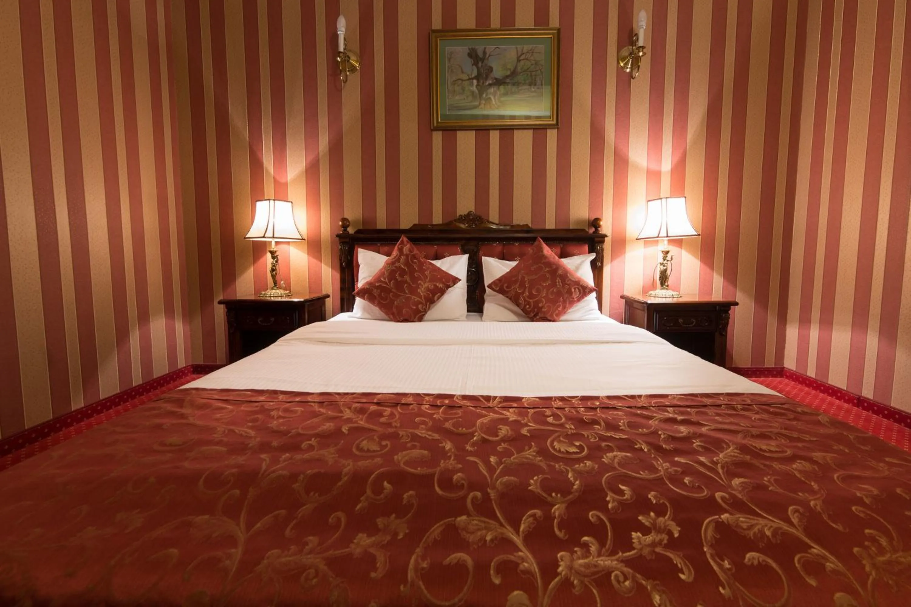 Bedroom, Bed in Pałac Bursztynowy