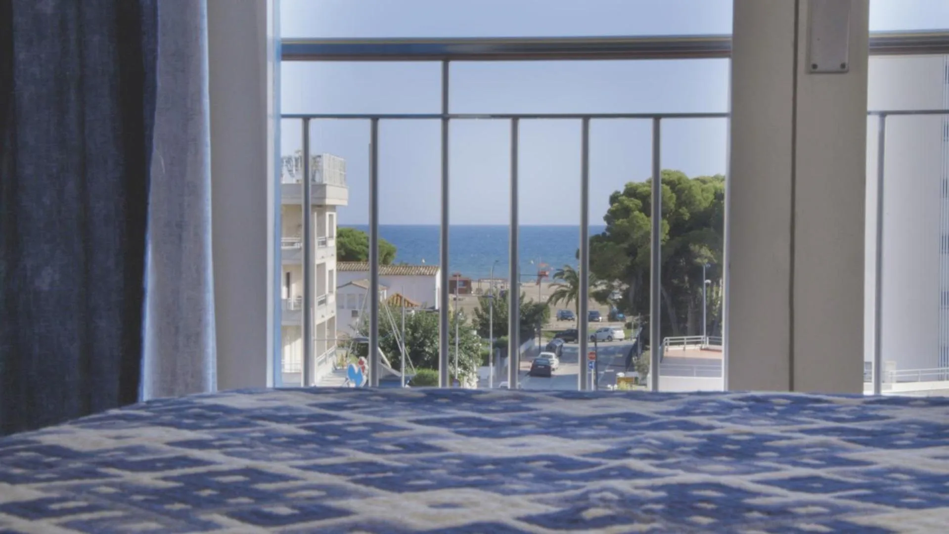 View (from property/room), Bed in Hotel Bell Aire