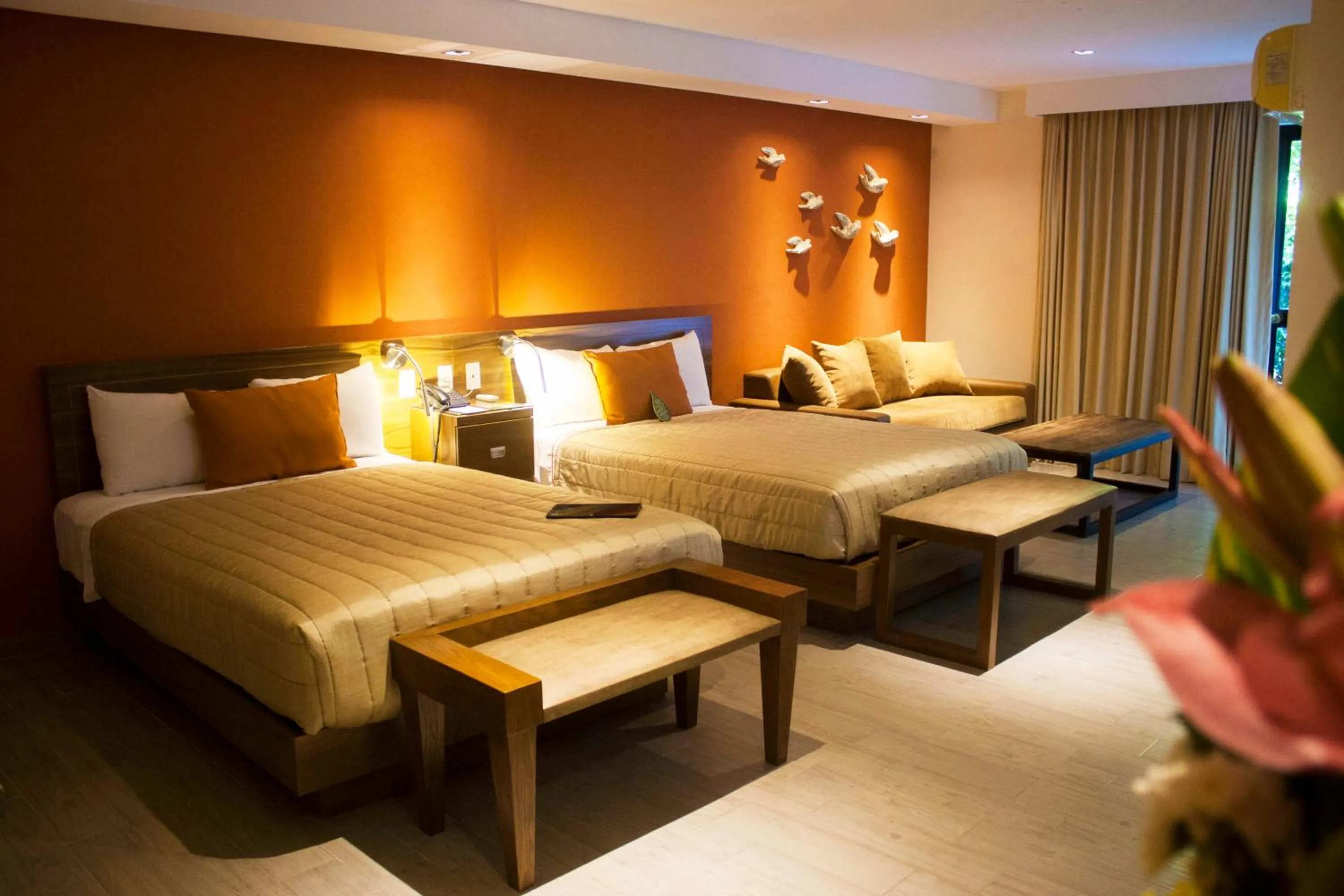 Photo of the whole room, Bed in Hotel Puerta Del Sol Guadalajara