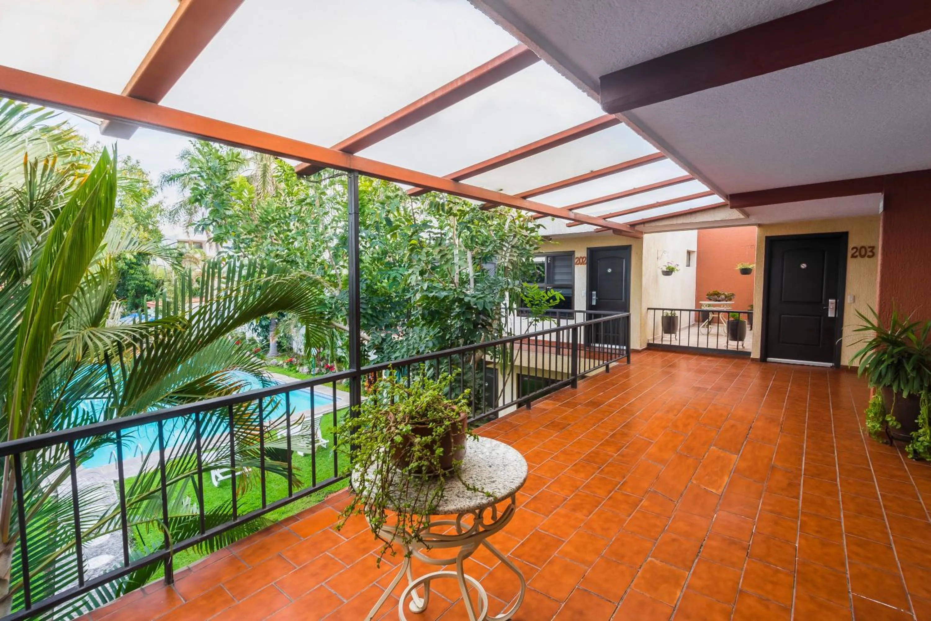 Patio in Hotel Puerta Del Sol Guadalajara