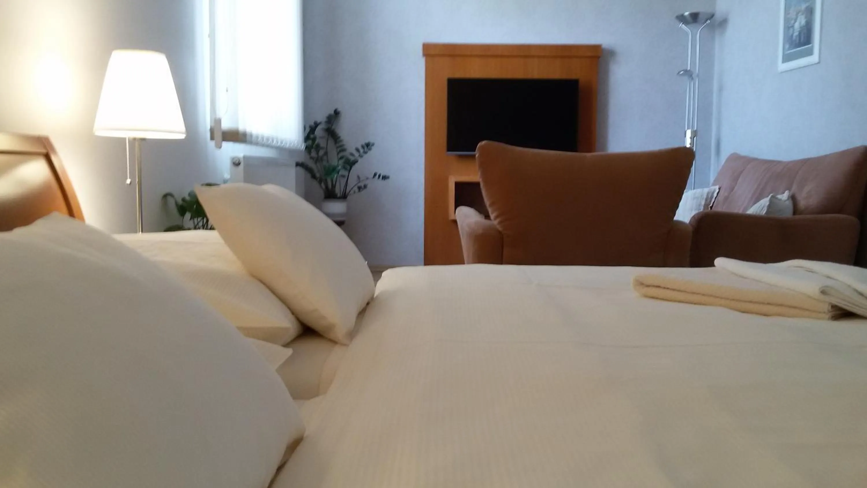 Decorative detail, Bed in Pension U Labe
