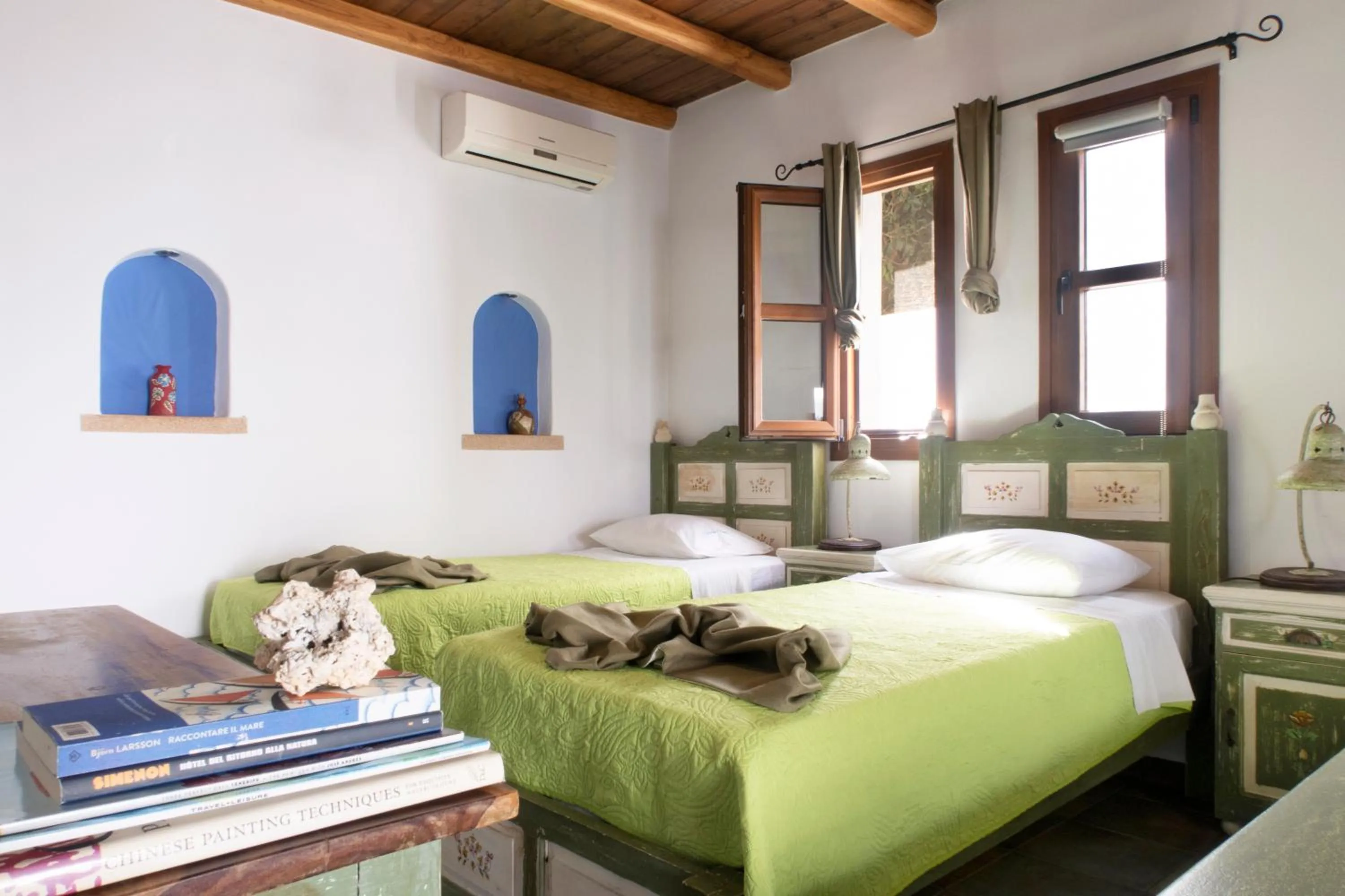 Bed in Panteli Beach Hotel