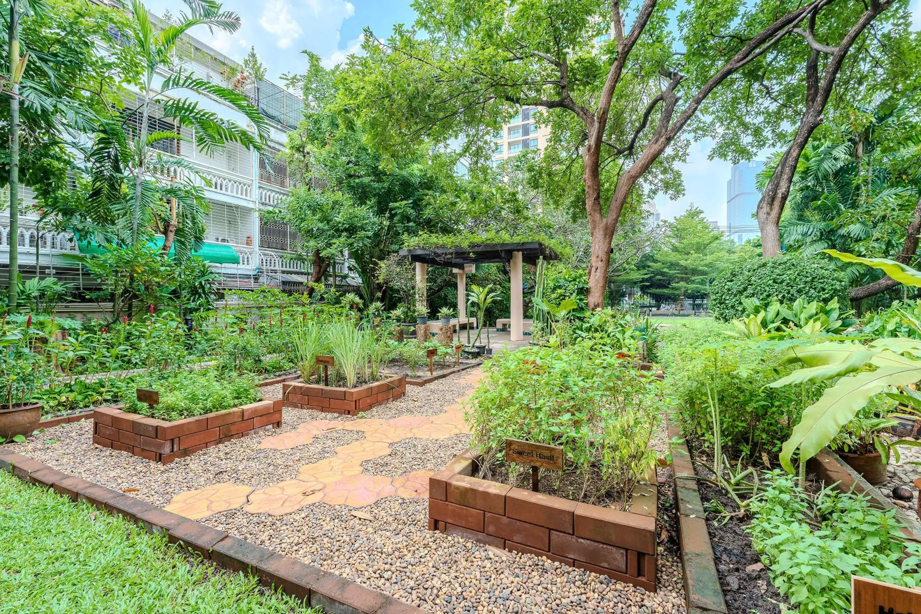 Garden in Somerset Park Suanplu Bangkok