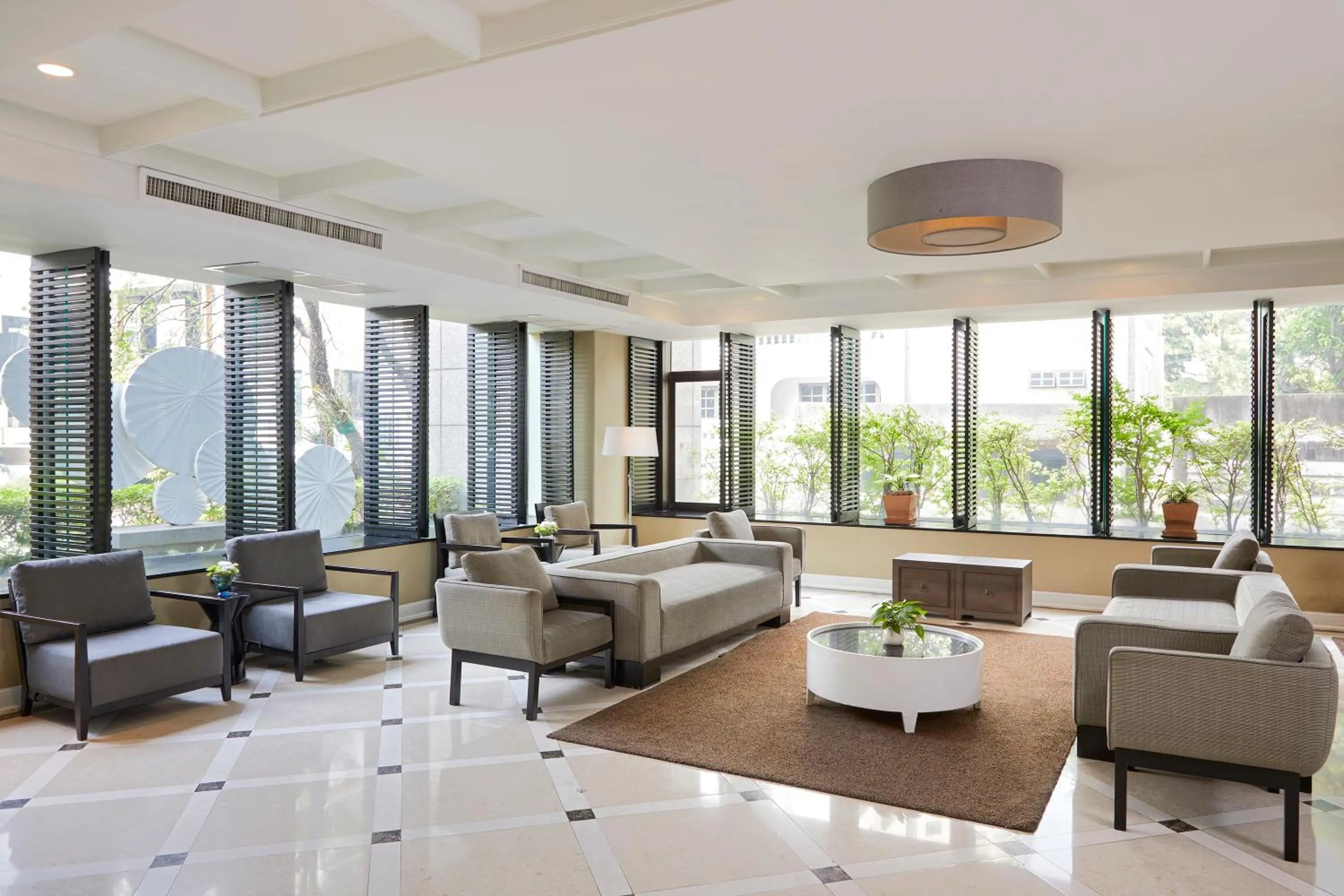 Seating area in Somerset Park Suanplu Bangkok