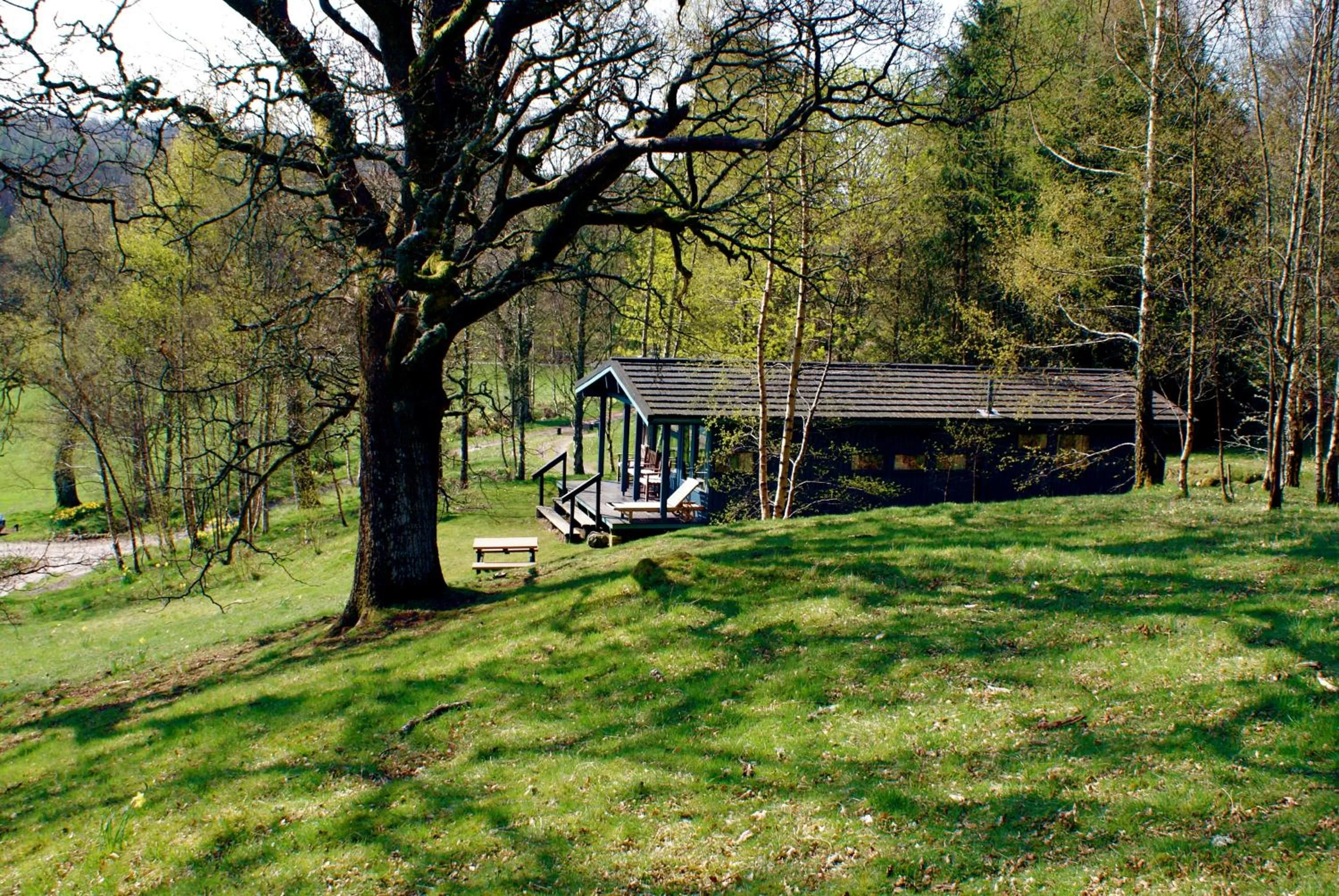 Property building in Loch Monzievaird Chalets