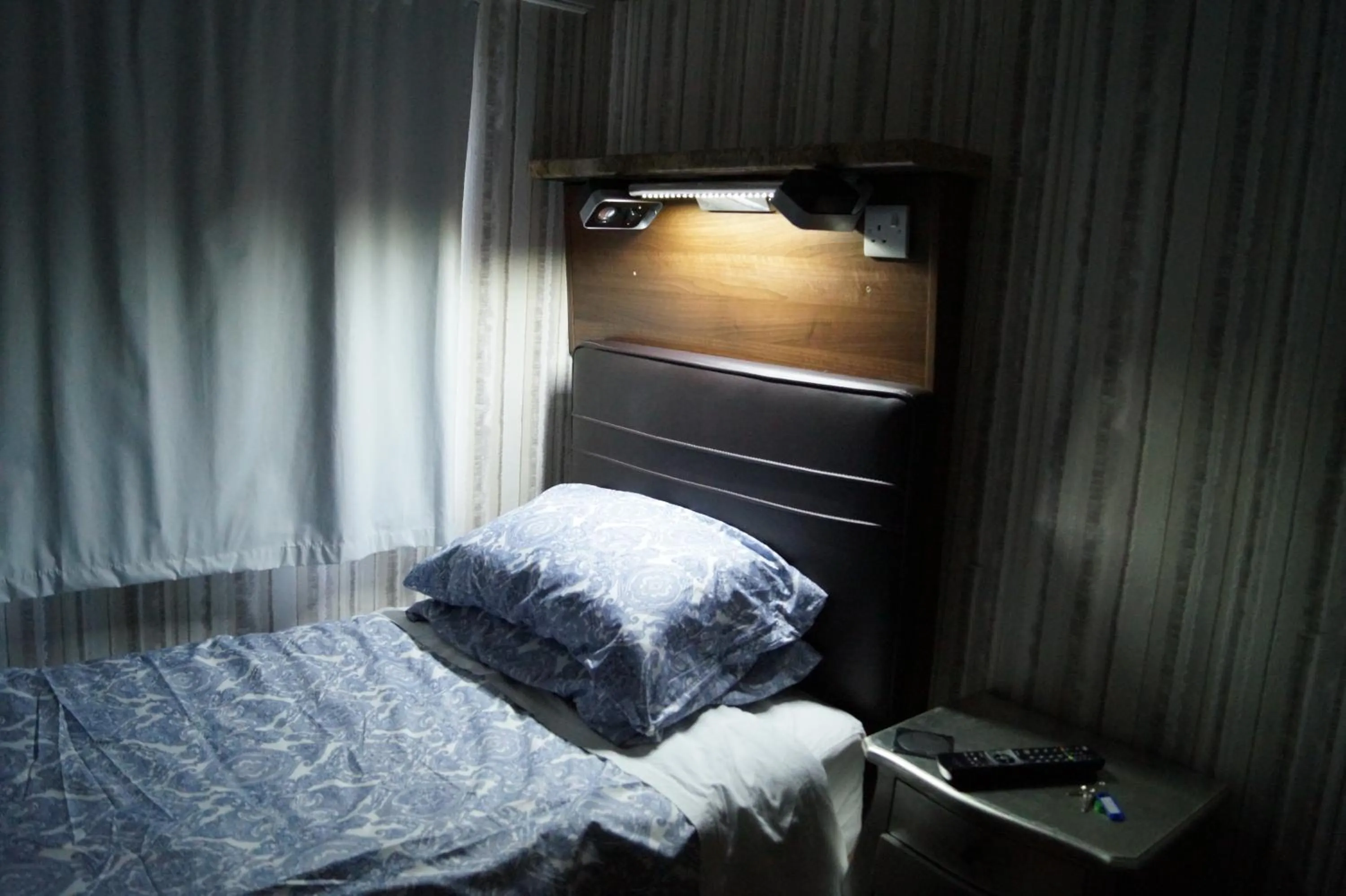 Bed in Marie's Bed and Breakfast