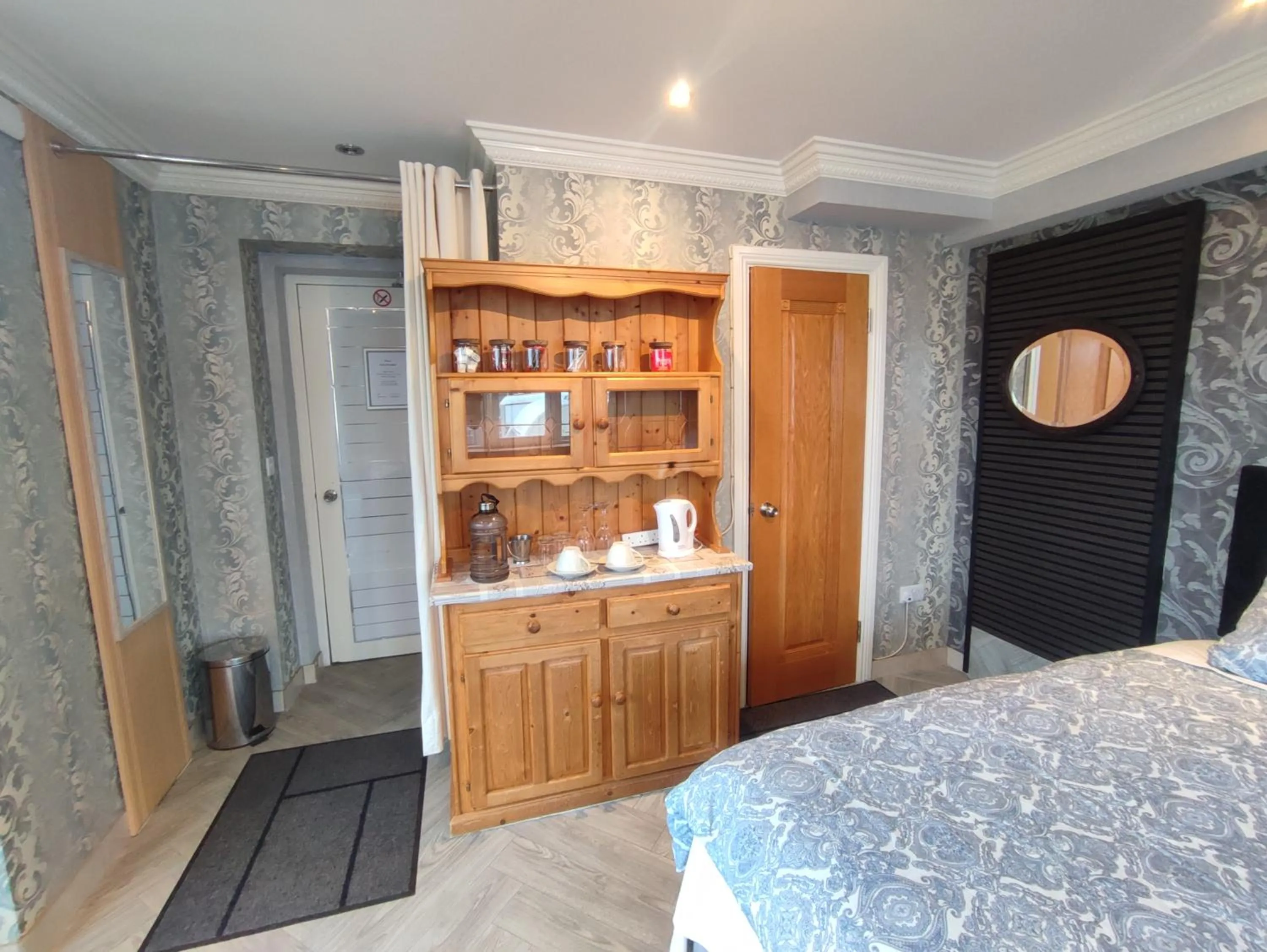 Bed in Marie's Bed and Breakfast