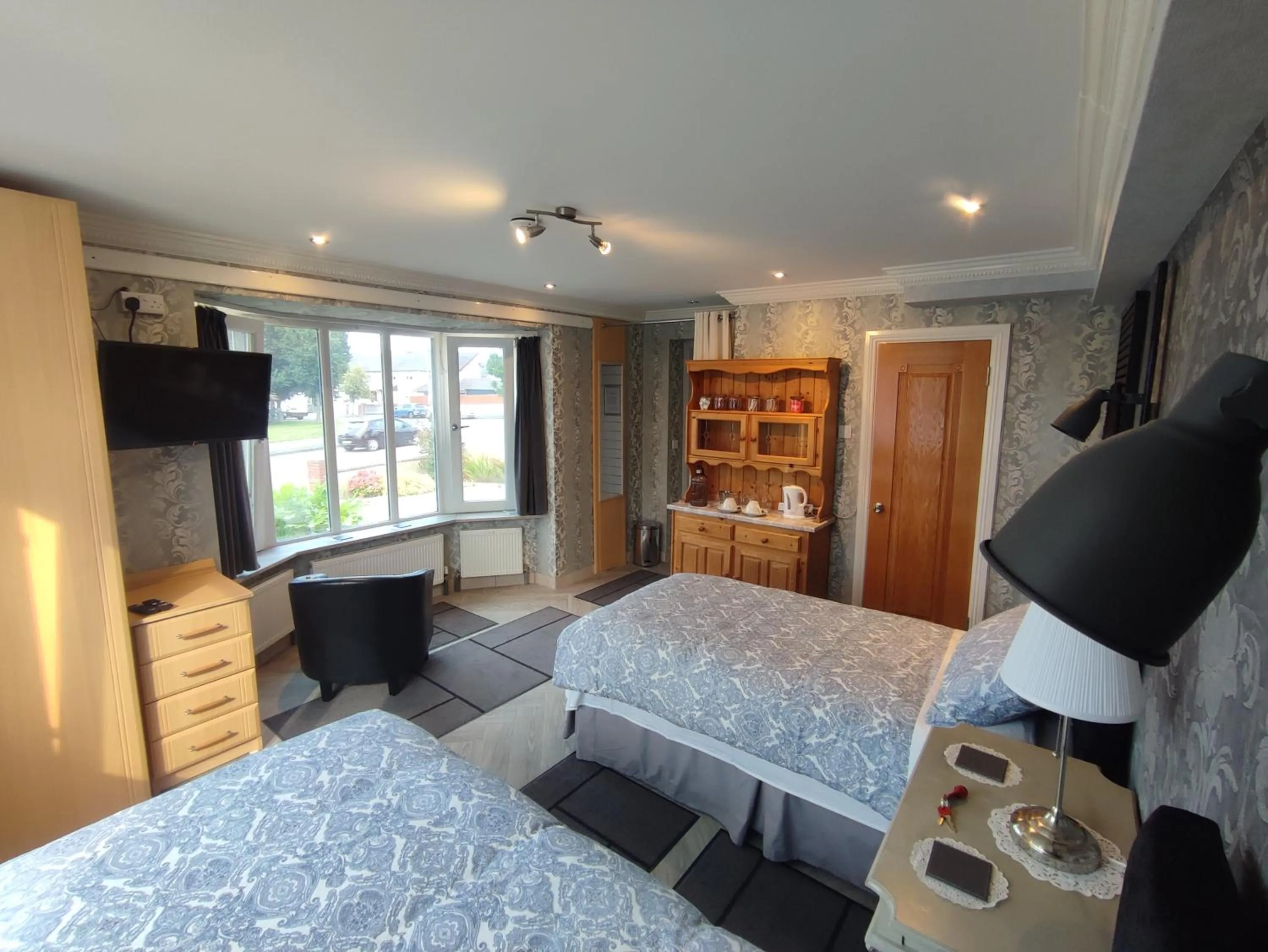 Bed in Marie's Bed and Breakfast