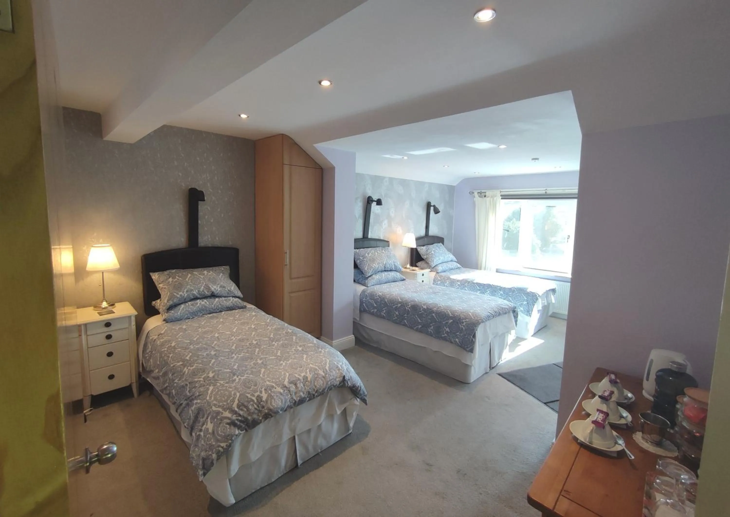 Bed in Marie's Bed and Breakfast