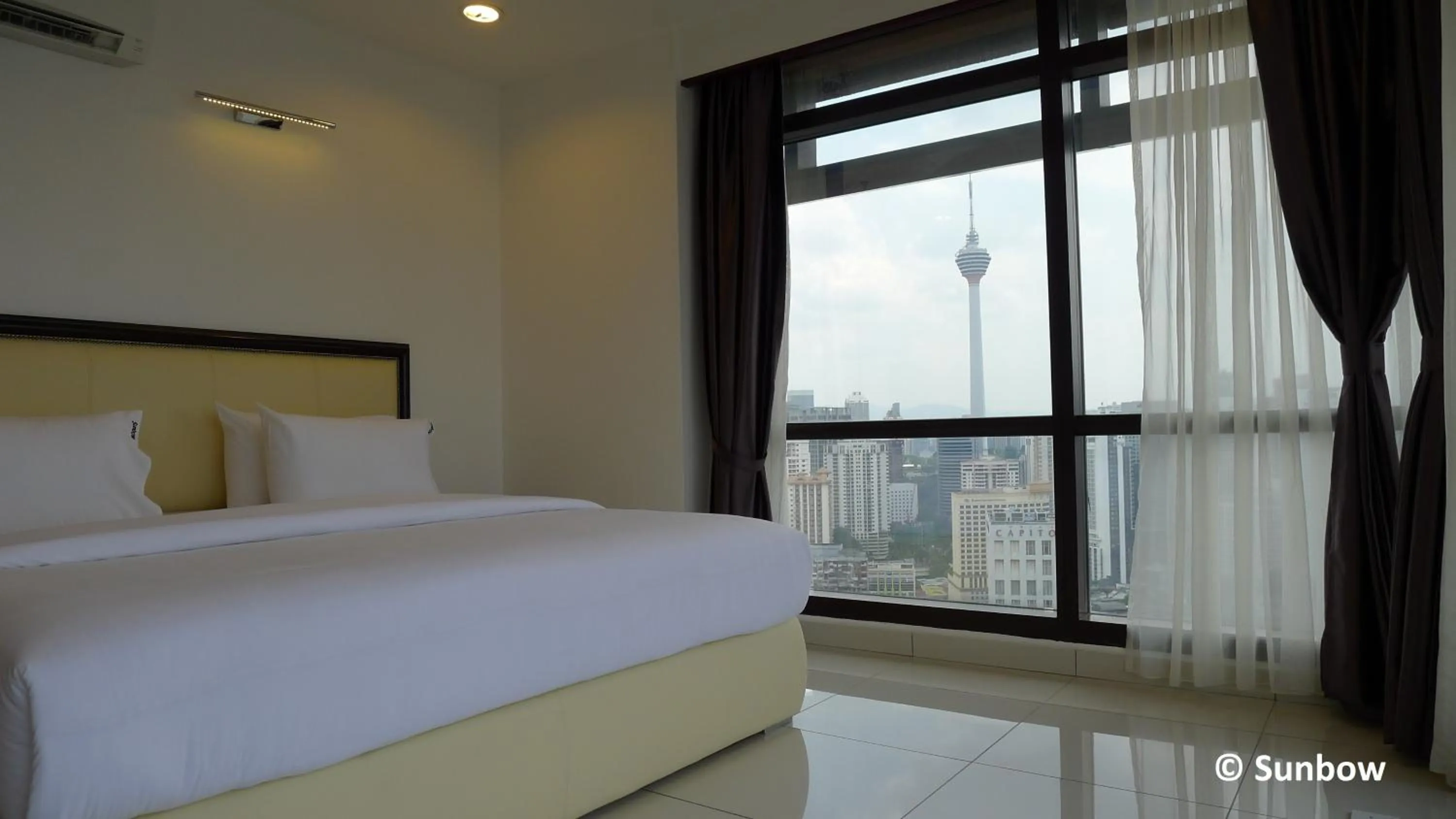City view, Bed in Sunbow Suites @ Times Square Kuala Lumpur