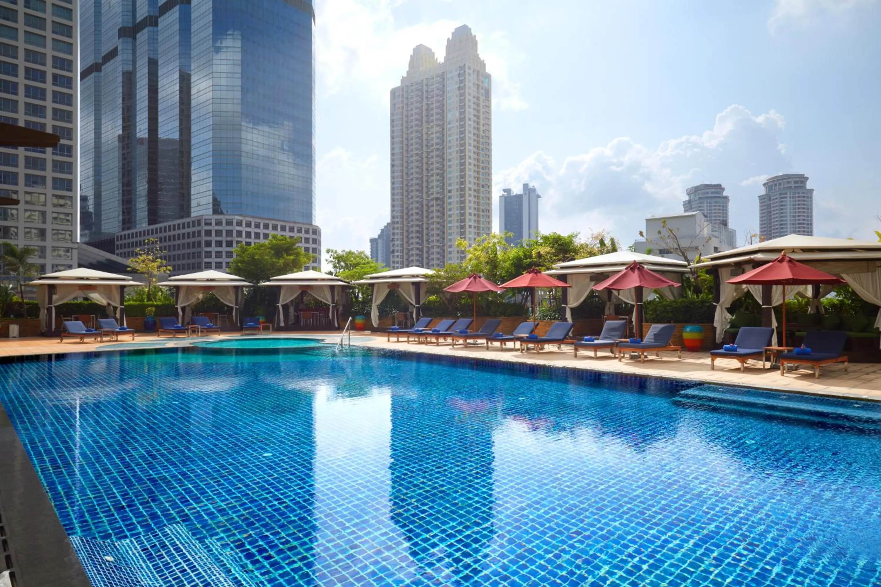Swimming pool in Ascott Sathorn Bangkok