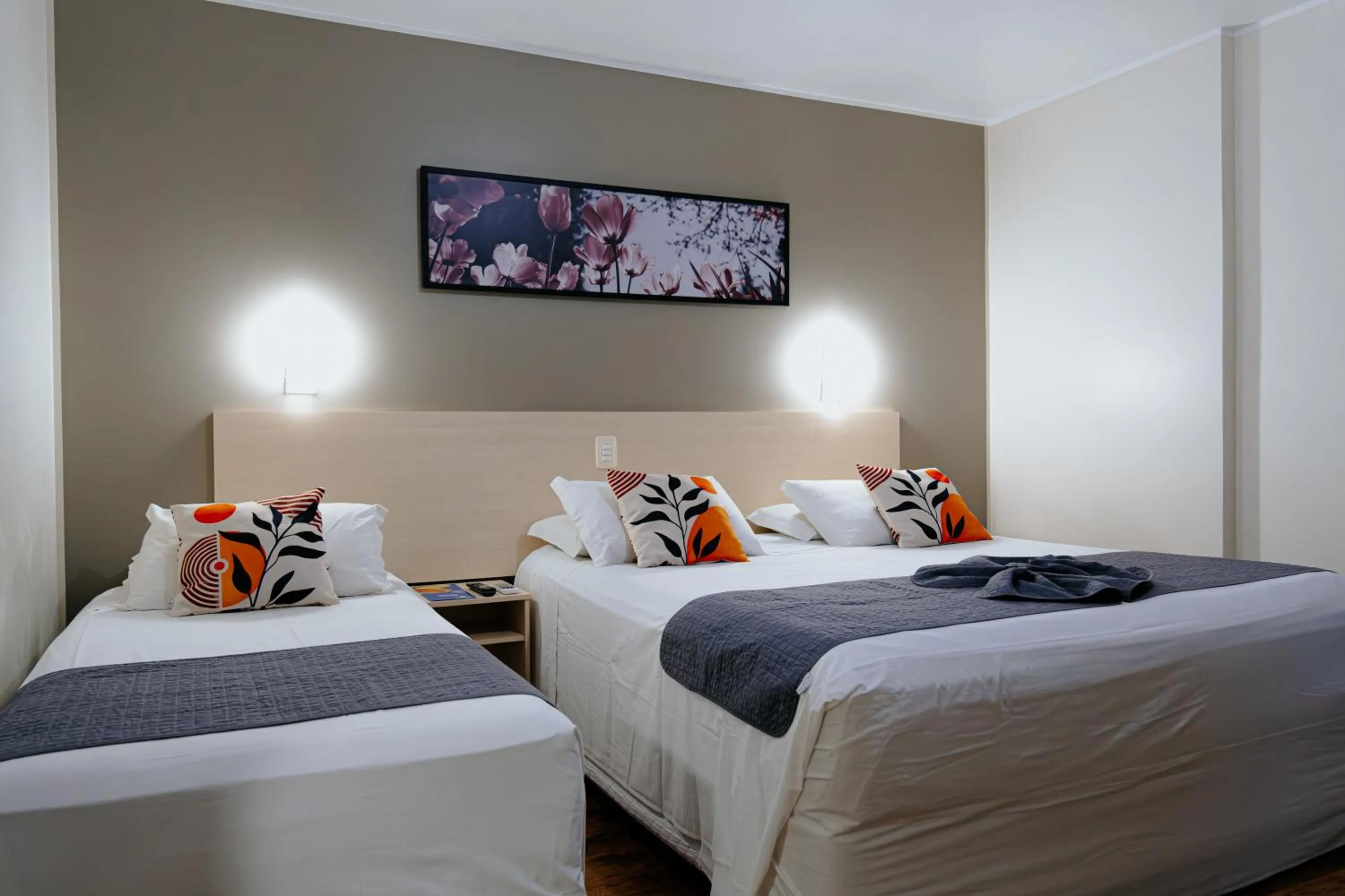 Bedroom, Bed in Hotel Bella Camboriú