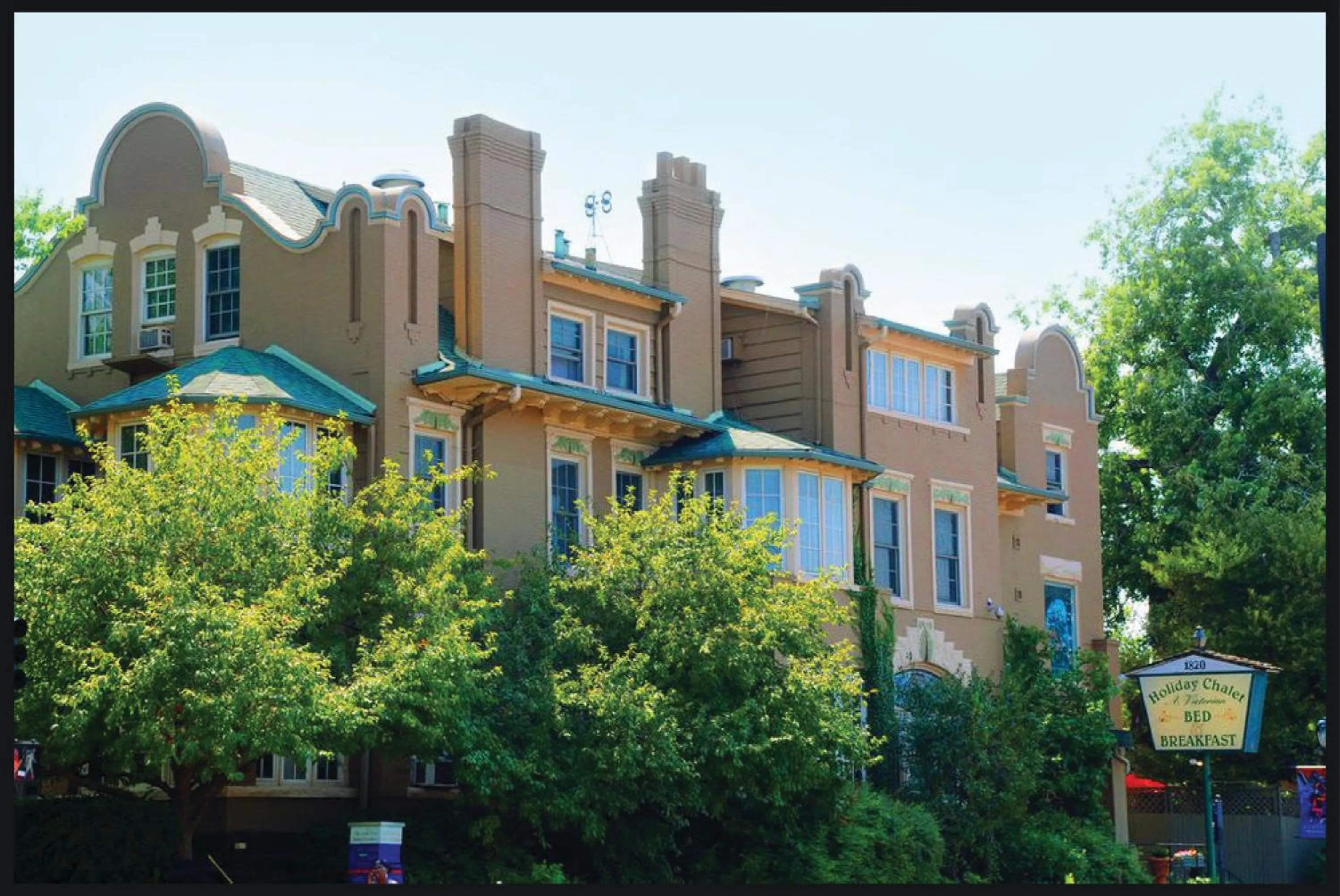 Property building in The Holiday Chalet Victorian