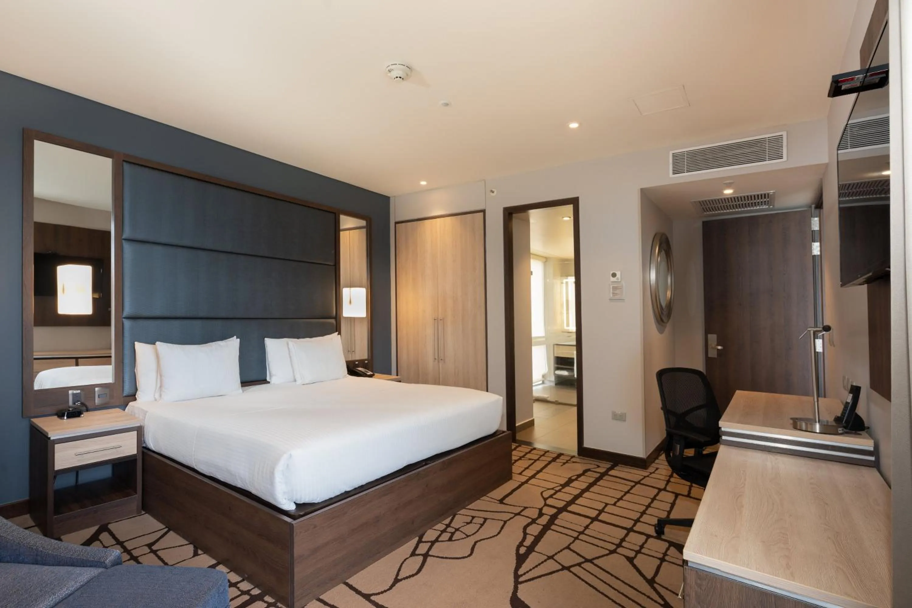 Bed in Hilton Garden Inn Bogota Airport