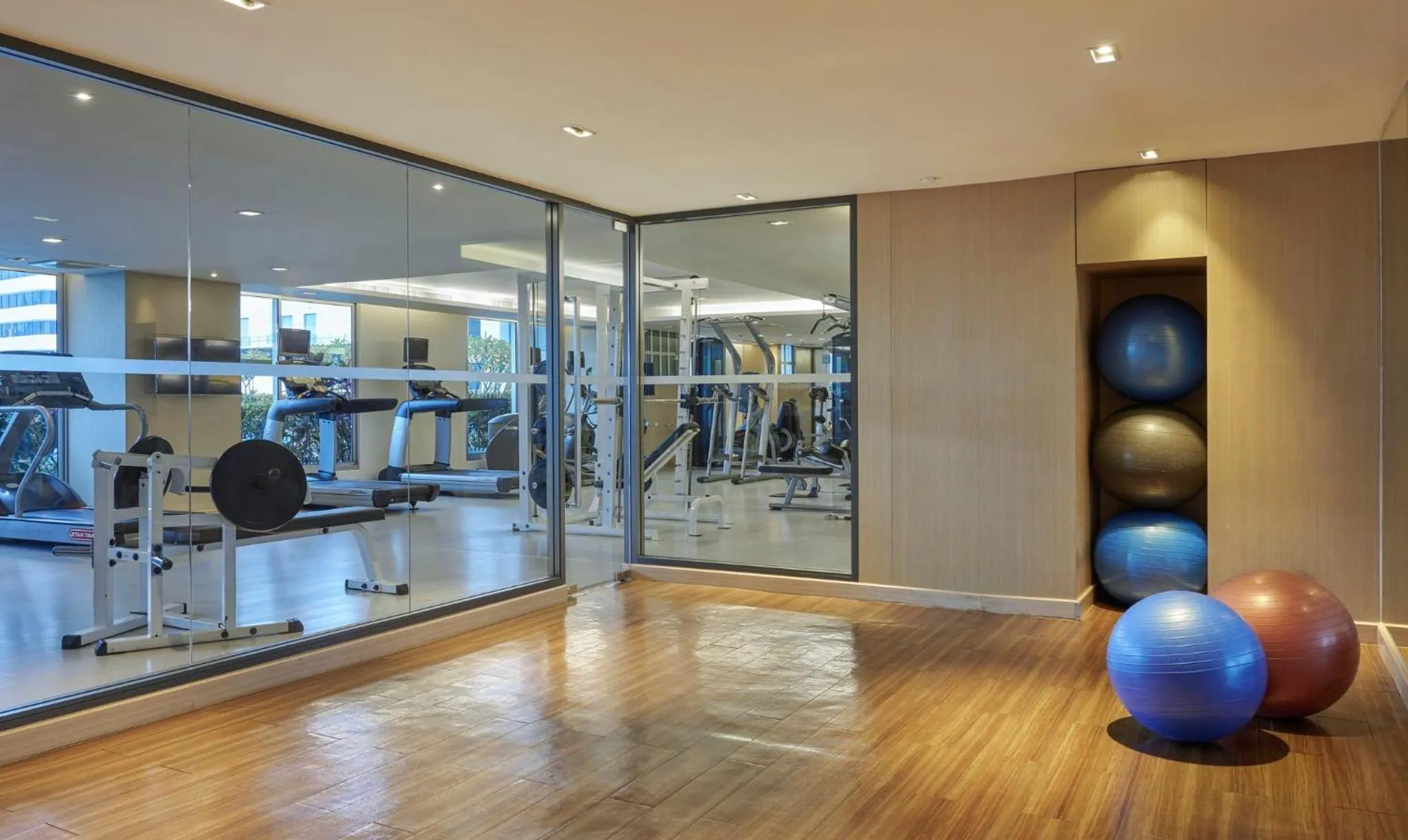 Fitness centre/facilities in Shama Lakeview Asoke Bangkok