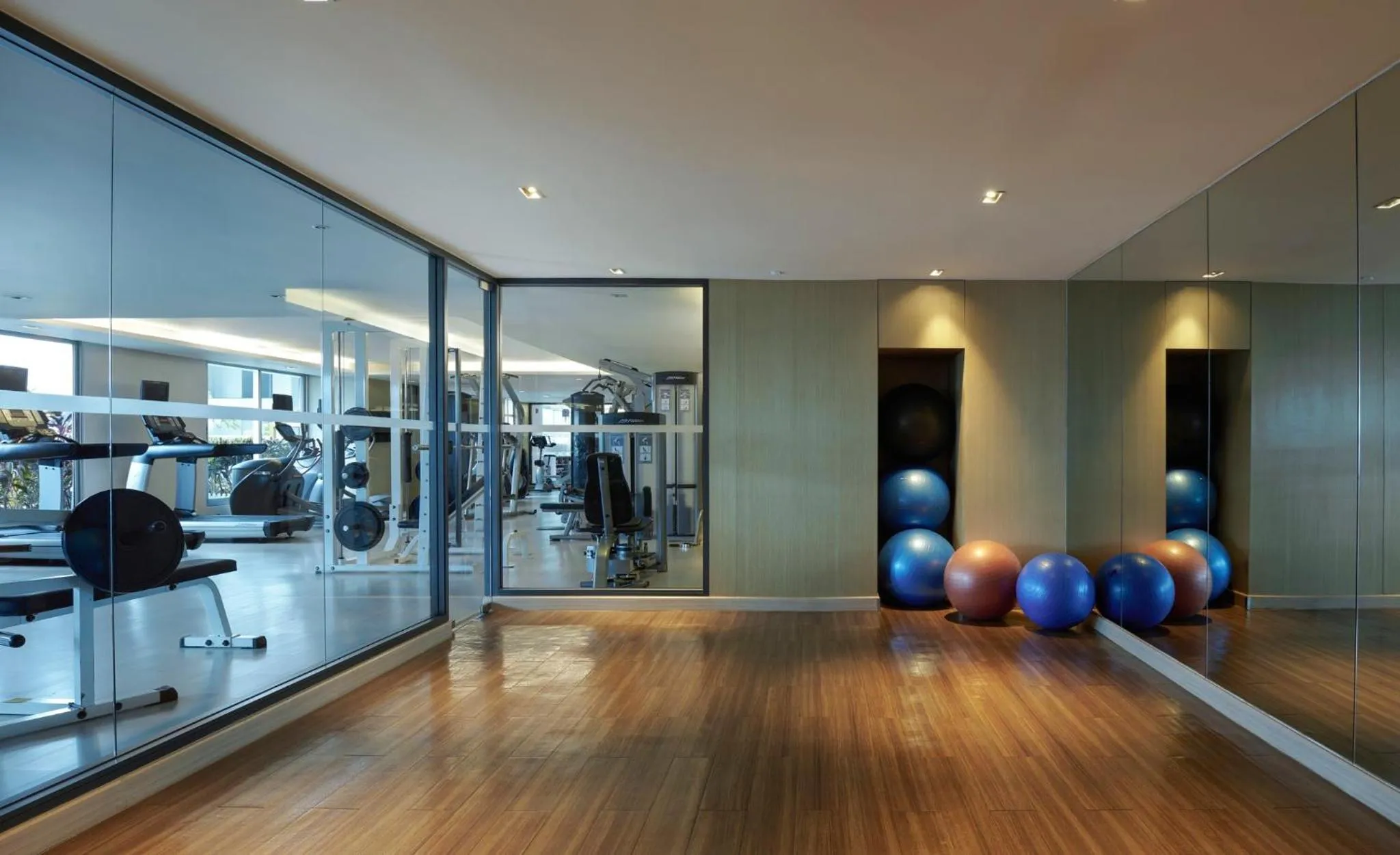 Fitness centre/facilities in Shama Lakeview Asoke Bangkok