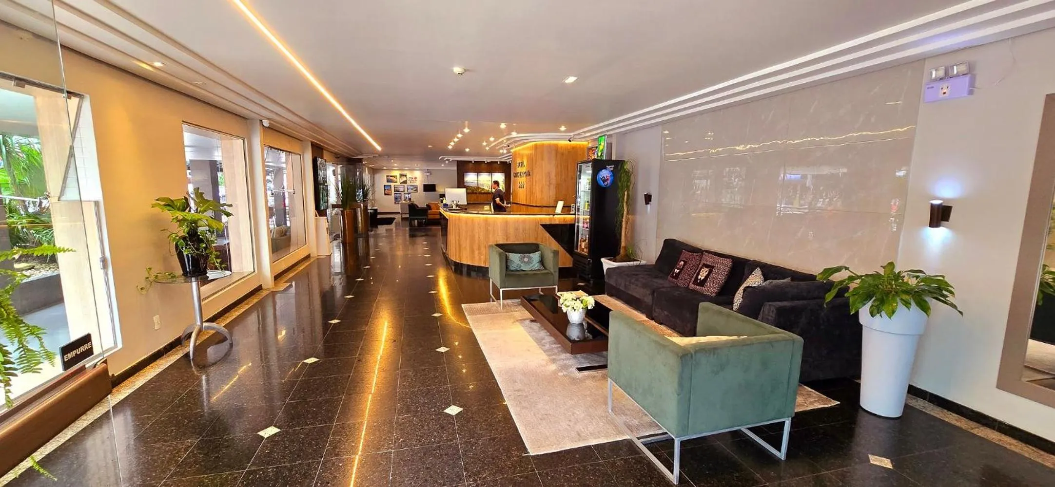 Lobby or reception in Hotel Gracher Praia