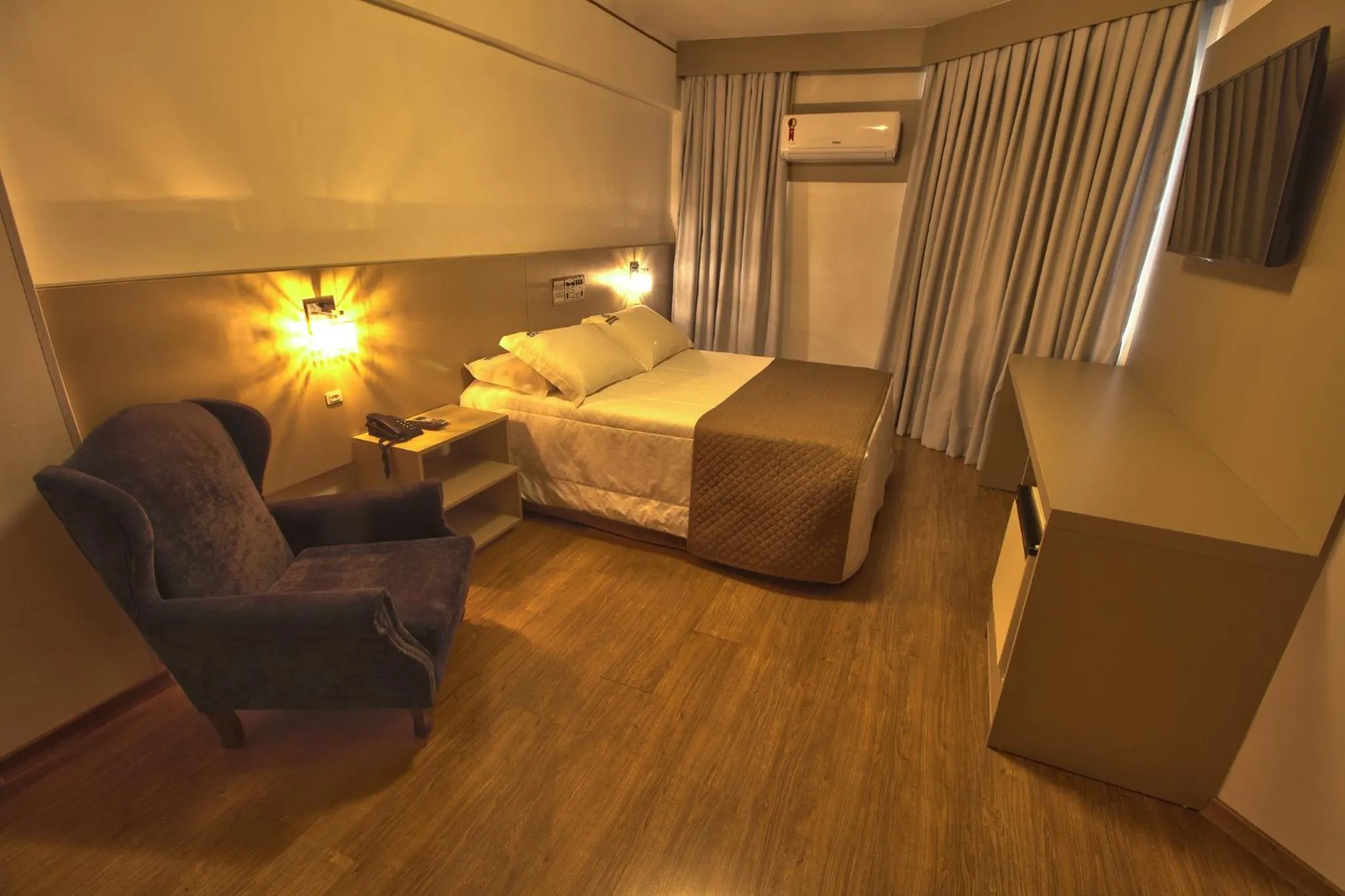 Bed in Hotel Gracher Praia