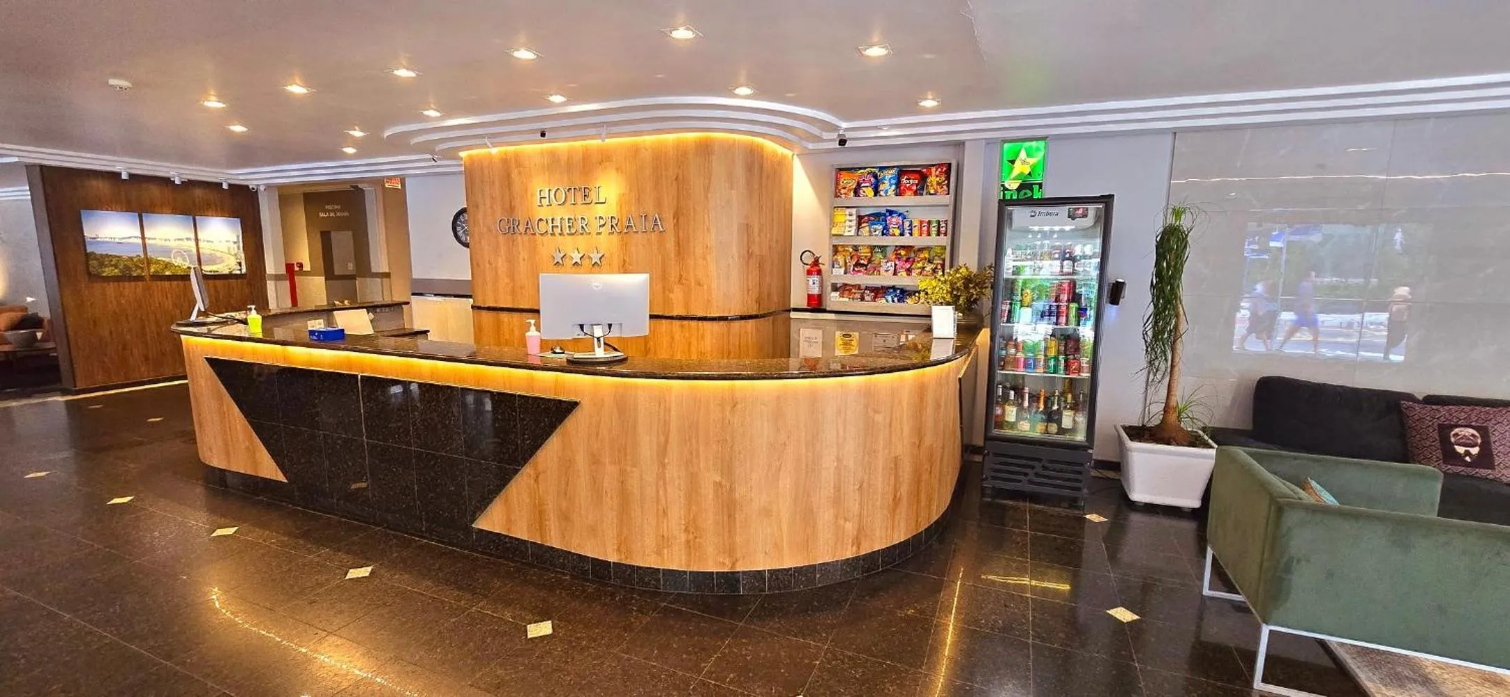 Lobby or reception in Hotel Gracher Praia