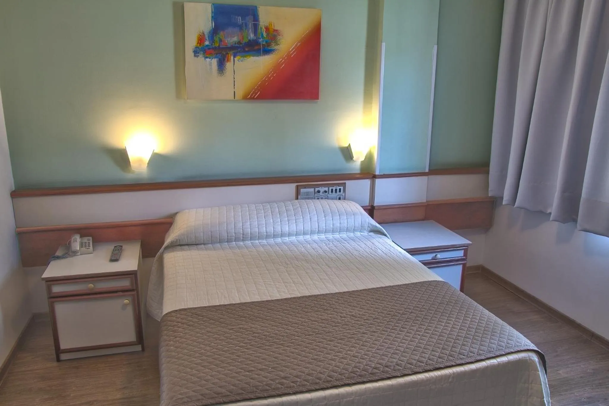 Bed in Hotel Gracher Praia