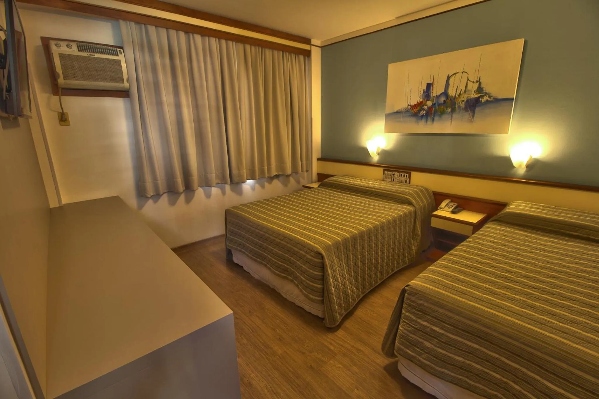 Bed in Hotel Gracher Praia