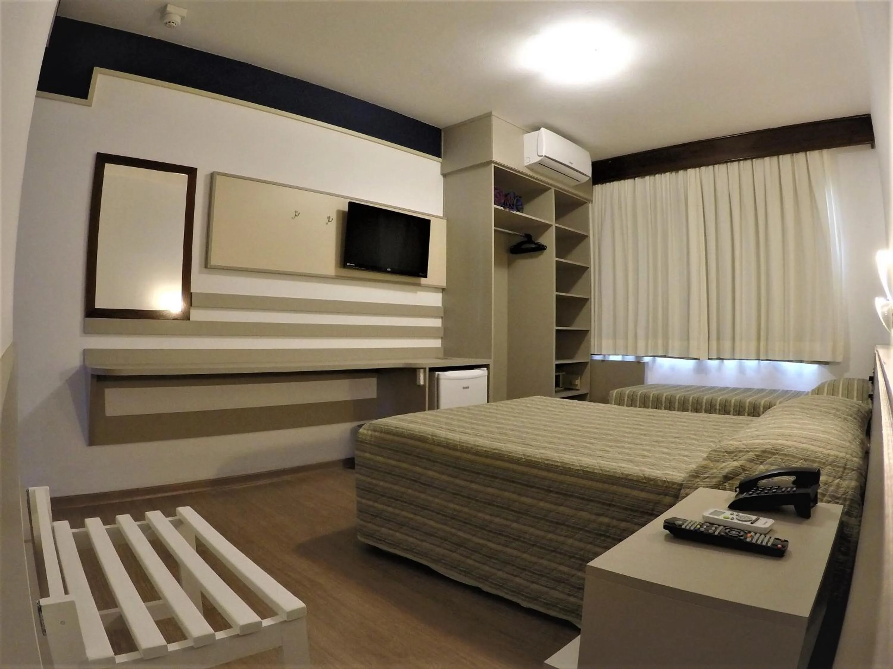 Bed in Hotel Gracher Praia